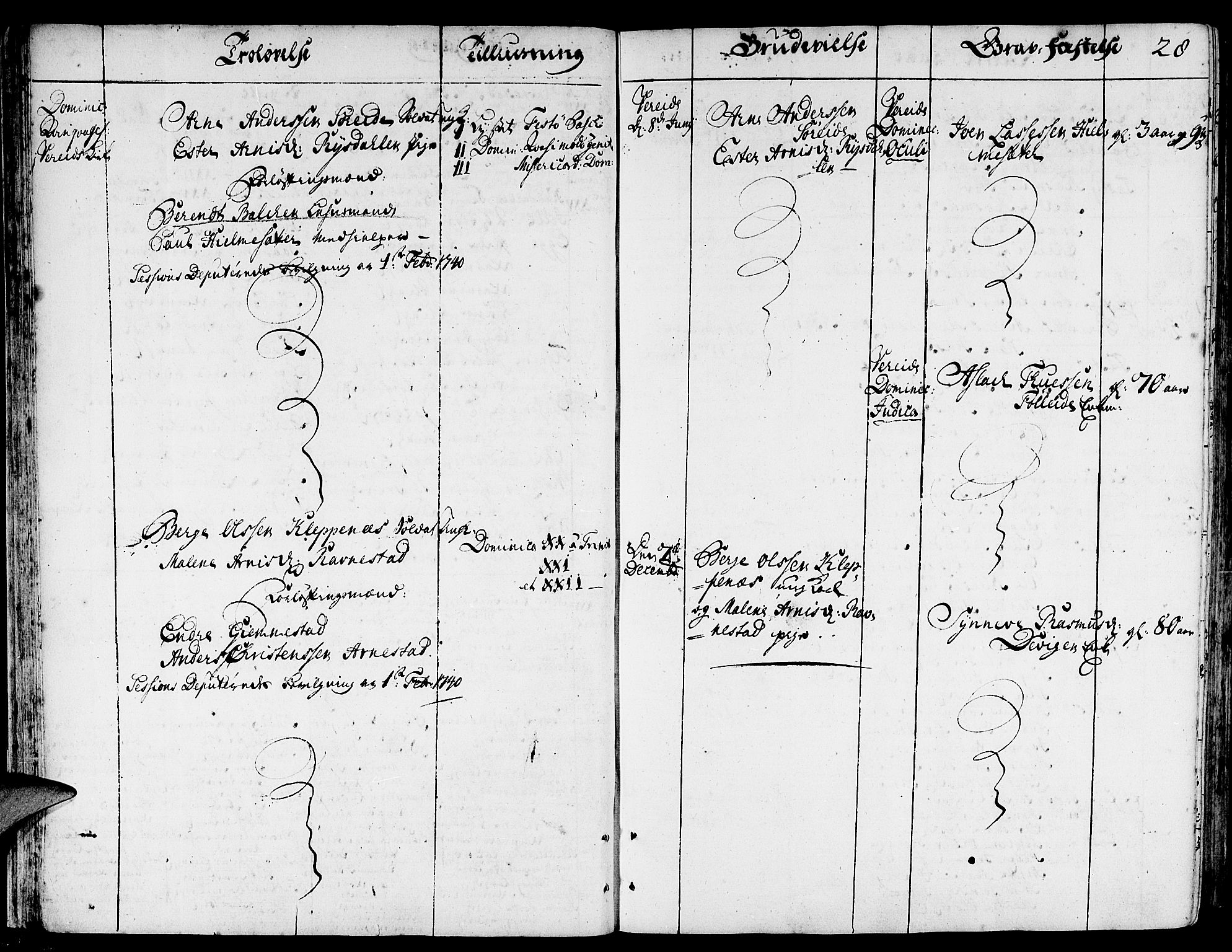 Gloppen sokneprestembete, SAB/A-80101/H/Haa/Haaa/L0003: Parish register (official) no. A 3, 1739-1757, p. 28