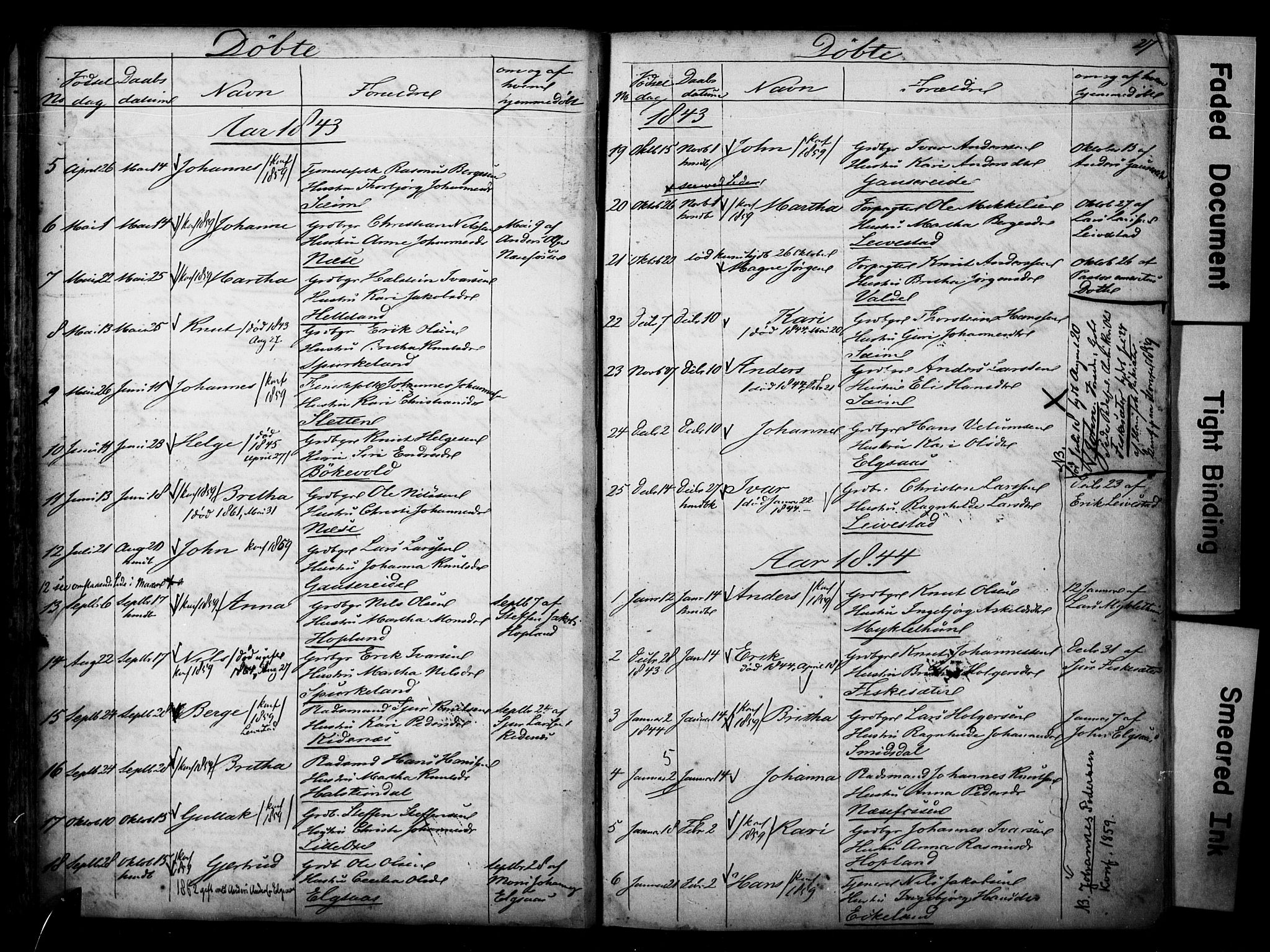 Alversund Sokneprestembete, SAB/A-73901/H/Ha/Hab: Parish register (copy) no. D 1, 1800-1870, p. 27