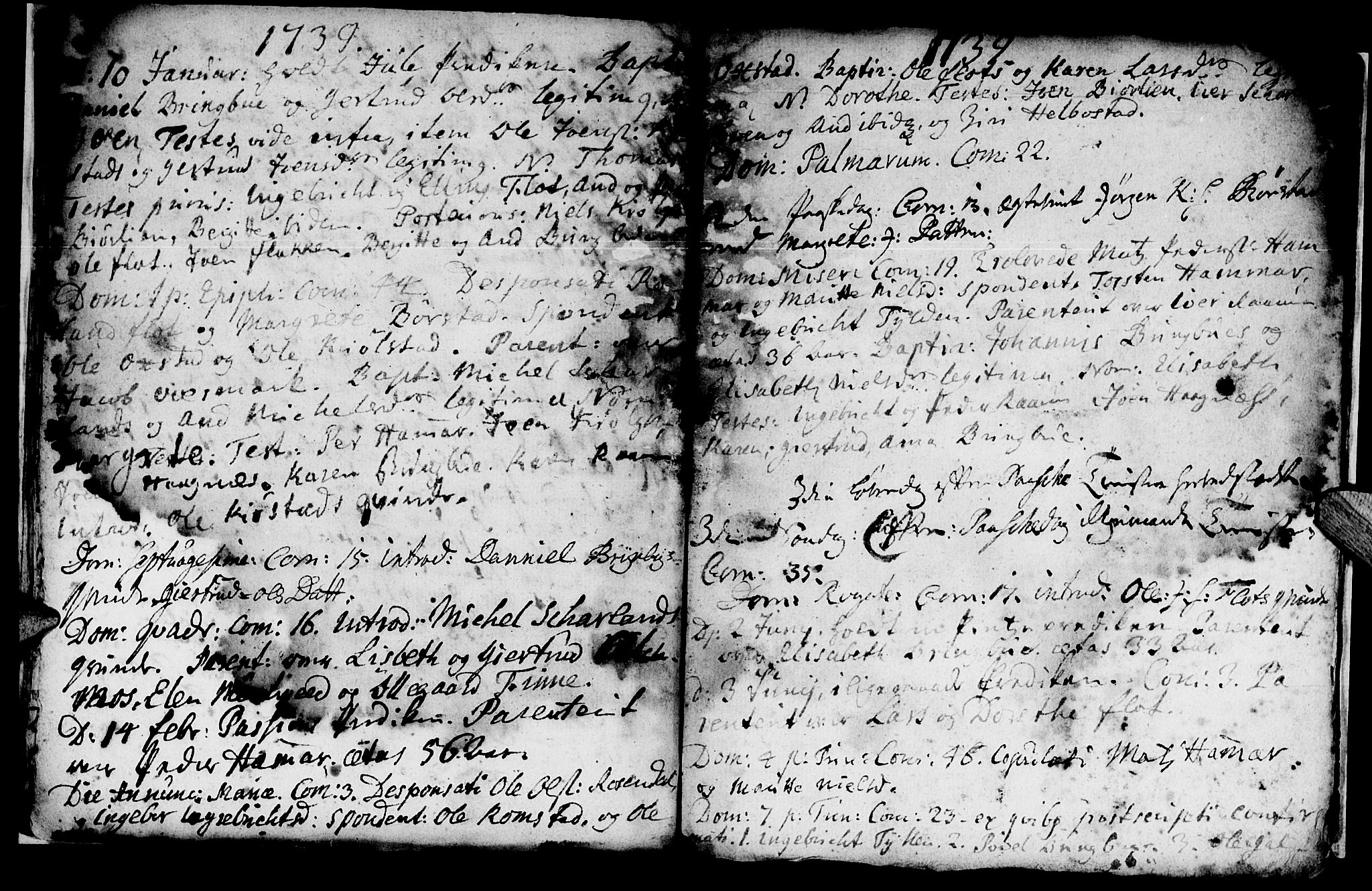 Ministerialprotokoller, klokkerbøker og fødselsregistre - Nord-Trøndelag, SAT/A-1458/765/L0560: Parish register (official) no. 765A01, 1706-1748, p. 22
