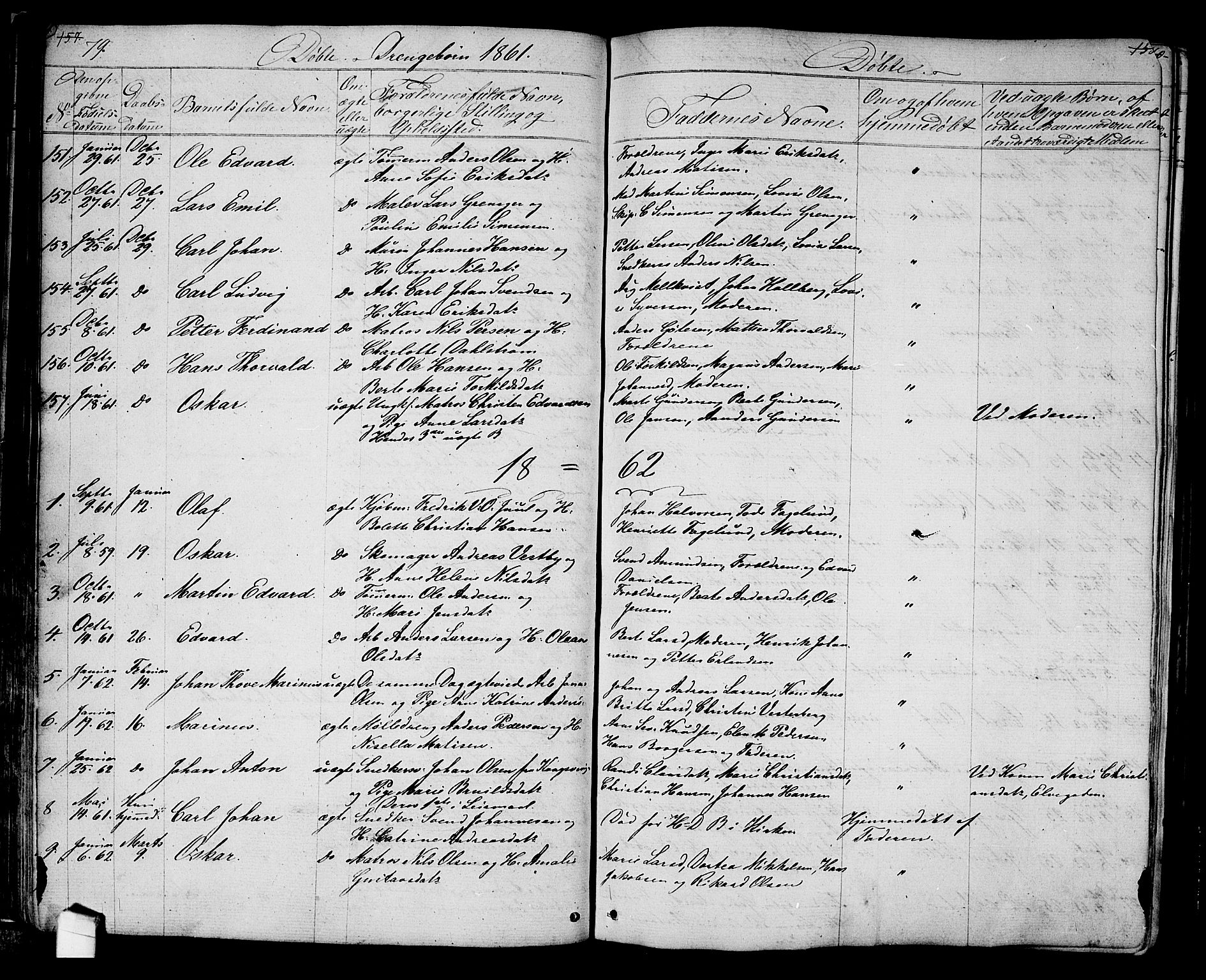 Halden prestekontor Kirkebøker, SAO/A-10909/G/Ga/L0005a: Parish register (copy) no. 5A, 1855-1864, p. 79