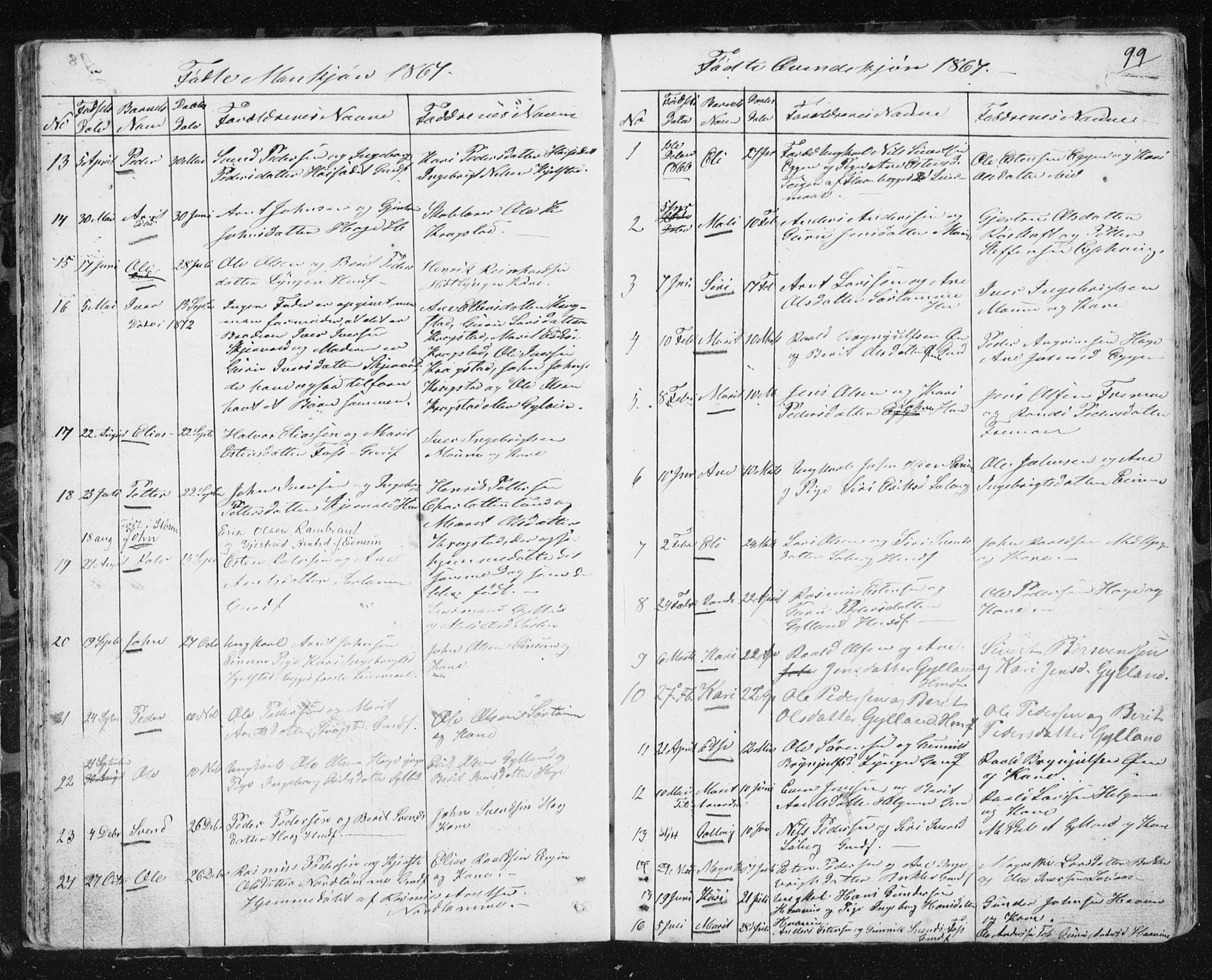 Ministerialprotokoller, klokkerbøker og fødselsregistre - Sør-Trøndelag, AV/SAT-A-1456/692/L1110: Parish register (copy) no. 692C05, 1849-1889, p. 99