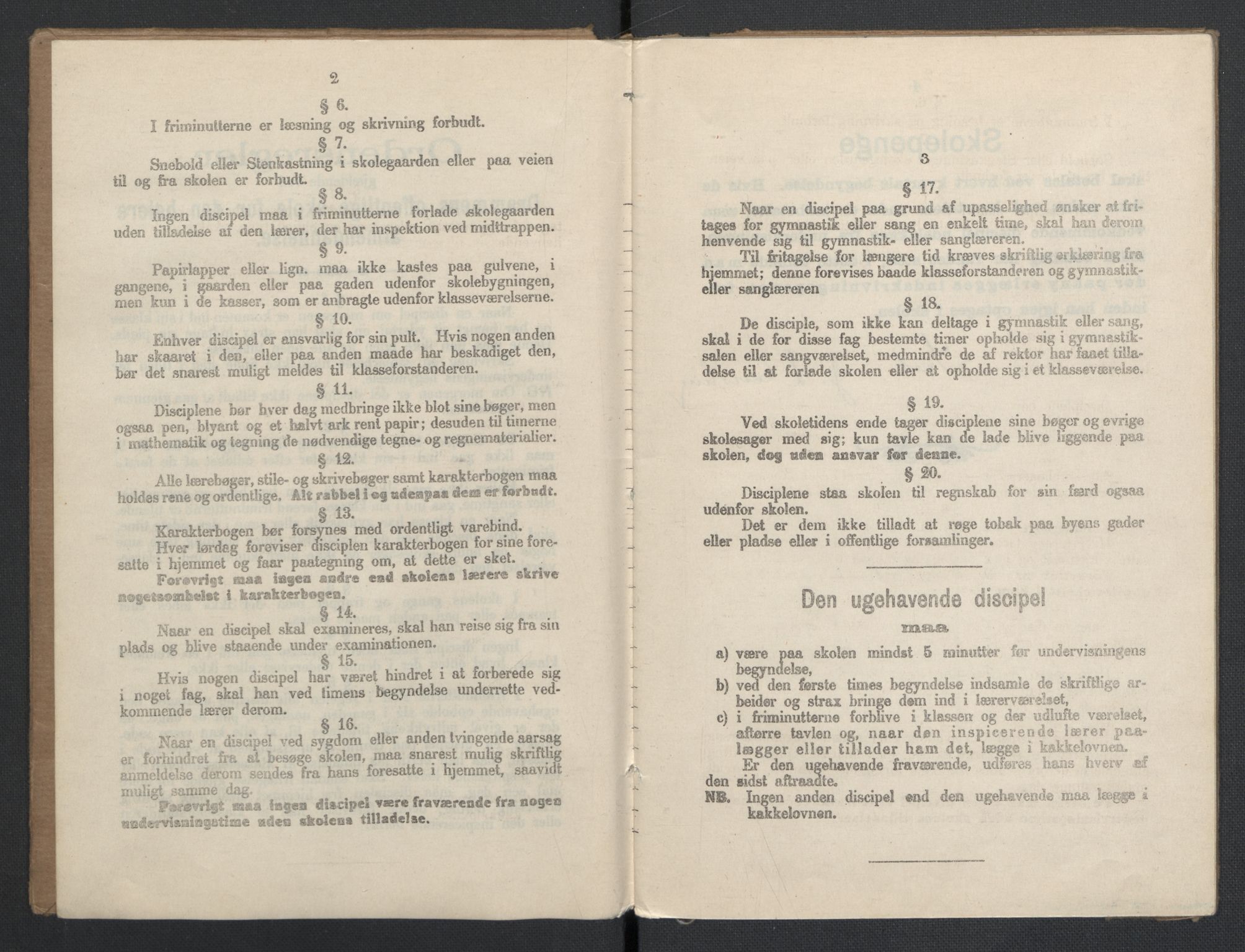 Quisling, Vidkun, AV/RA-PA-0750/K/L0001: Brev til og fra Vidkun Quisling samt til og fra andre medlemmer av familien Quisling, samt Vidkun Quislings karakterbøker, 1894-1929, p. 241