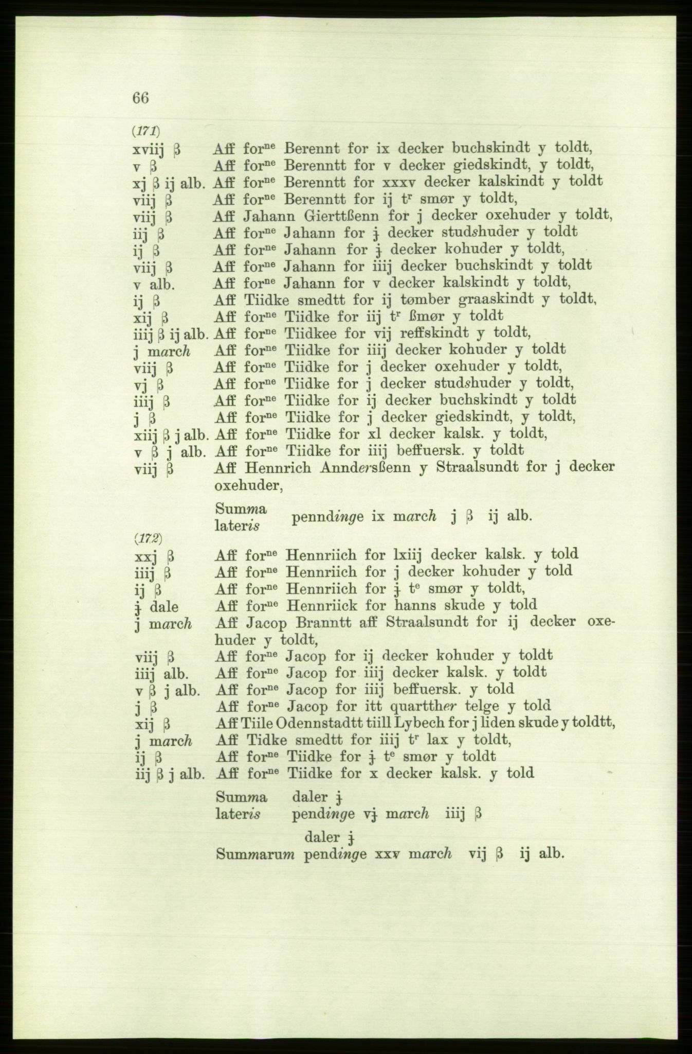 Publikasjoner utgitt av Arkivverket, PUBL/PUBL-001/C/0001: Bind 1: Rekneskap for Akershus len 1557-1558, 1557-1558, p. 66