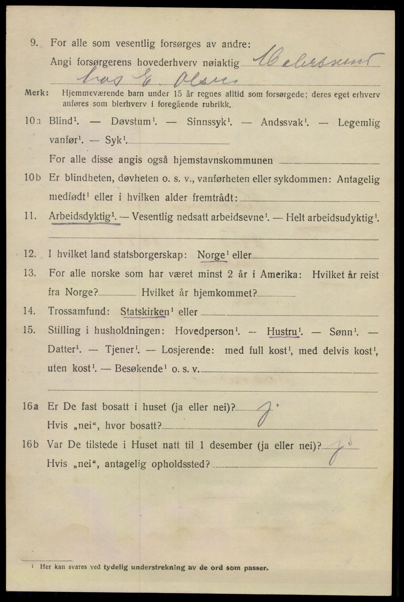 SAO, 1920 census for Fredrikstad, 1920, p. 27374