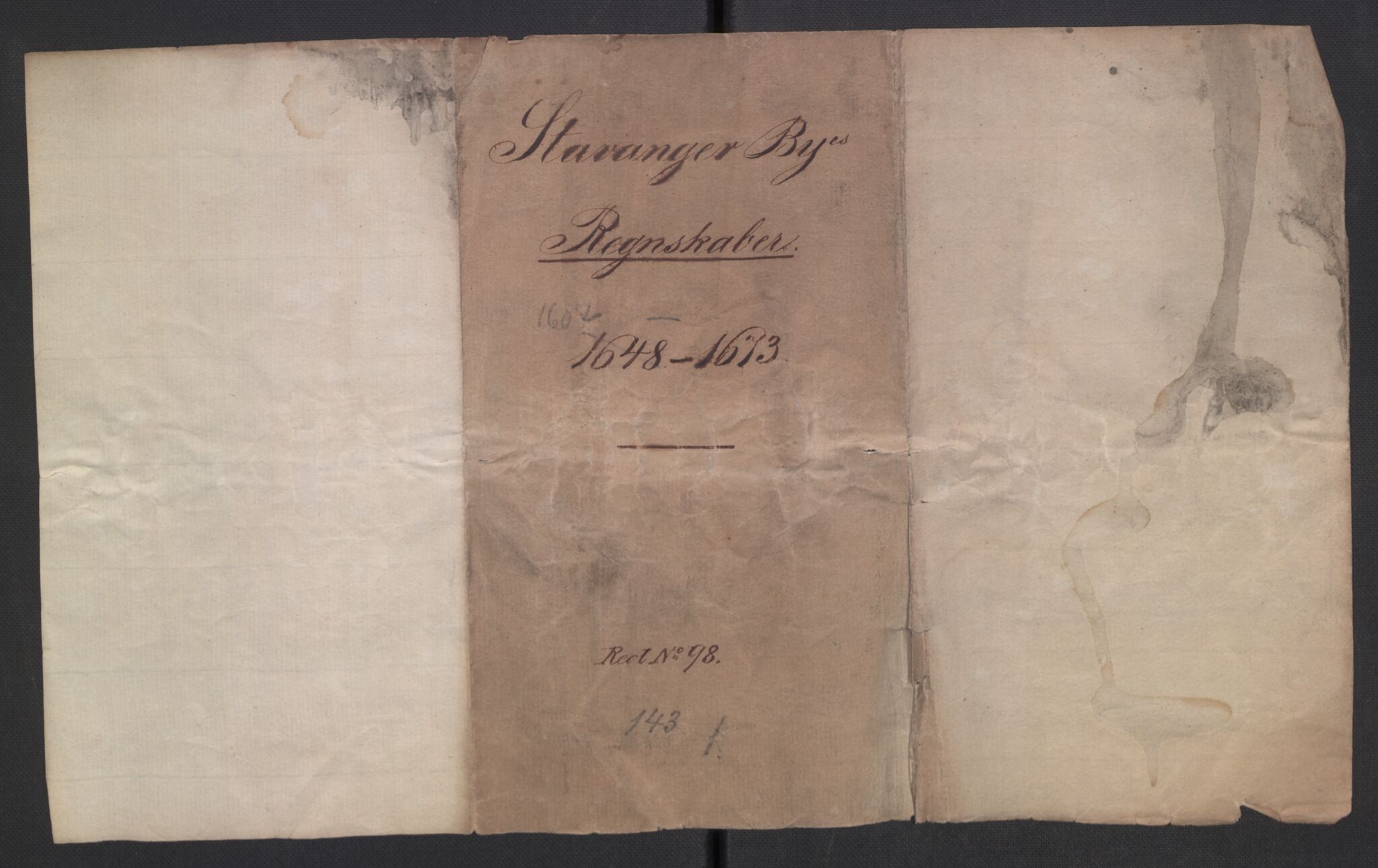 Rentekammeret inntil 1814, Reviderte regnskaper, Byregnskaper, AV/RA-EA-4066/R/Ro/L0299: [O2] By- og kontribusjonsregnskap, 1639-1661, p. 404