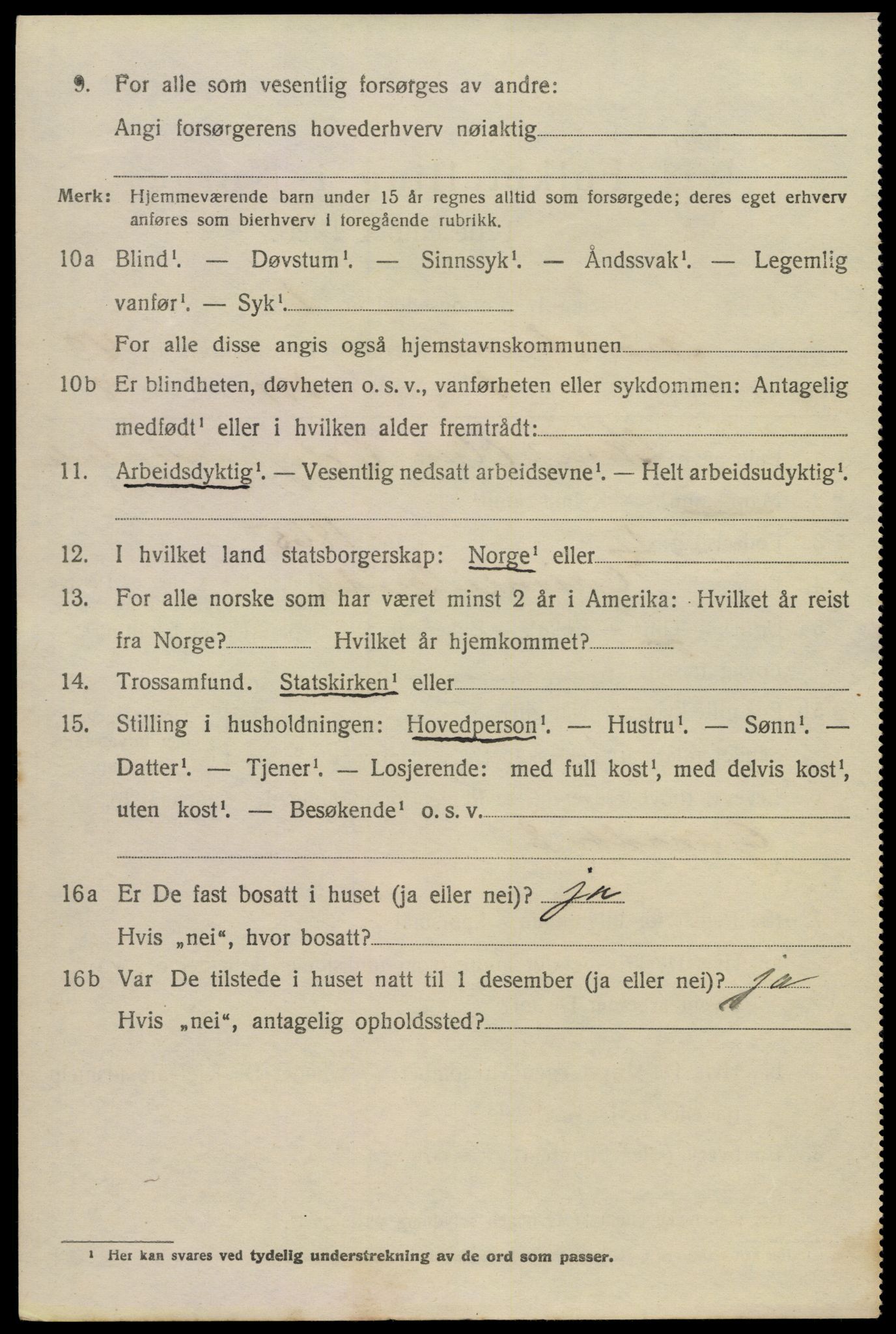 SAKO, 1920 census for Krødsherad, 1920, p. 5236