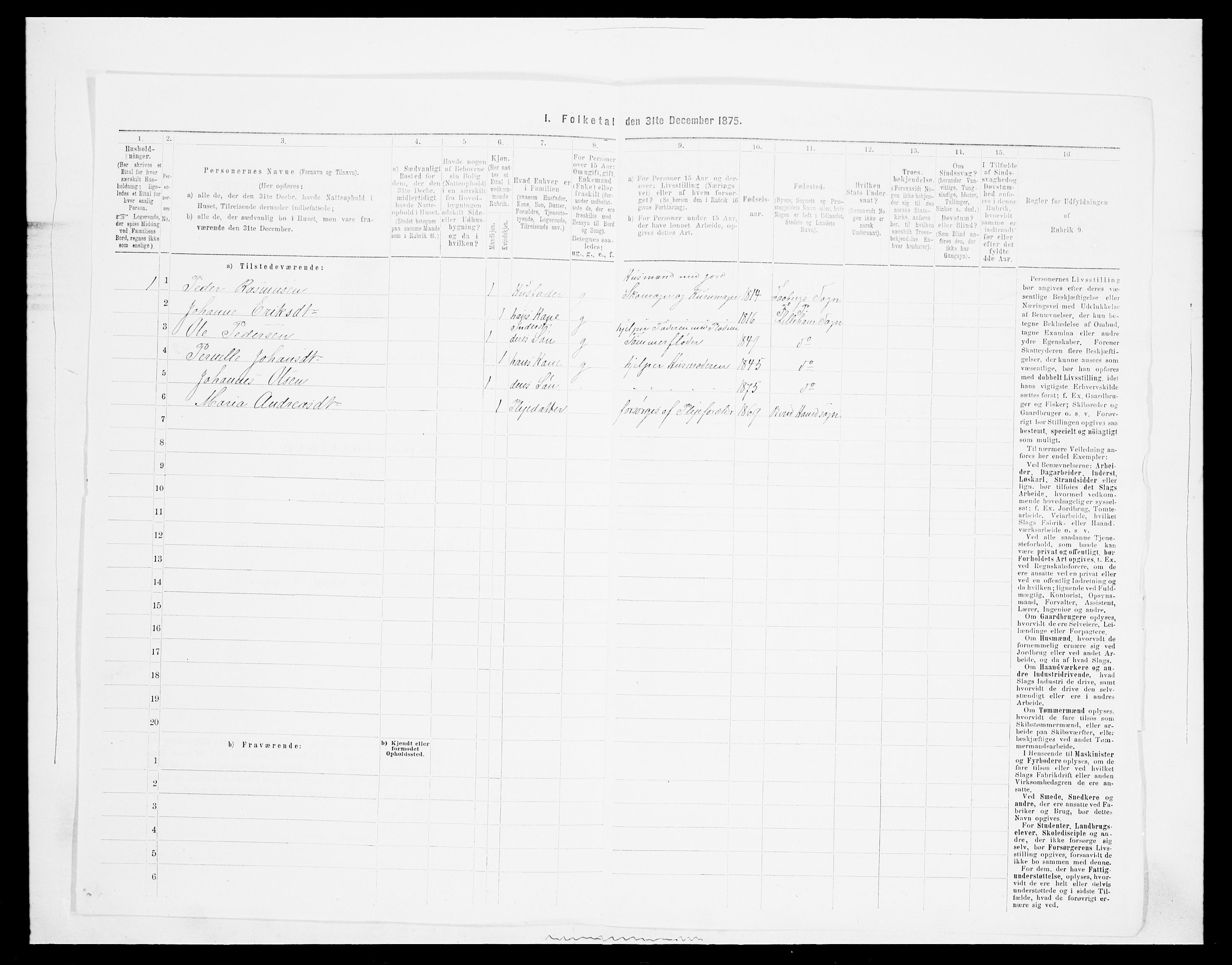 SAH, 1875 census for 0524L Fåberg/Fåberg og Lillehammer, 1875, p. 375