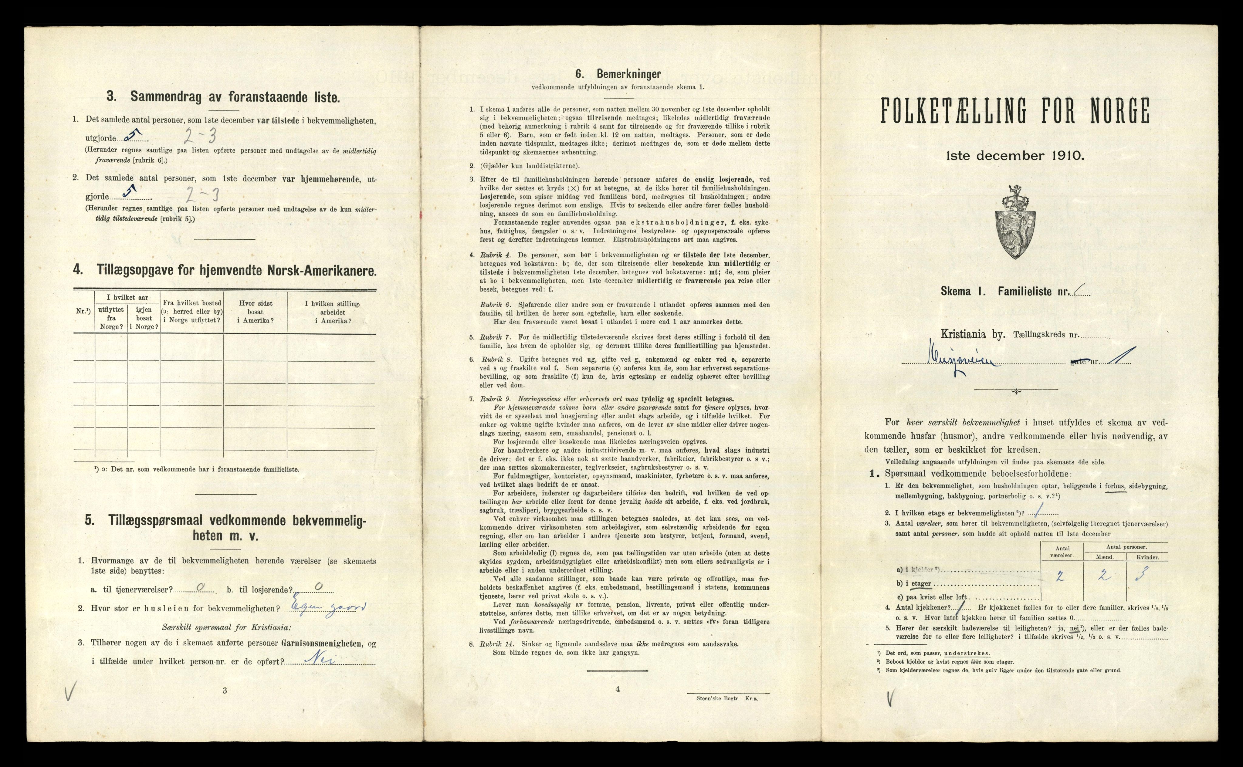 RA, 1910 census for Kristiania, 1910, p. 21205