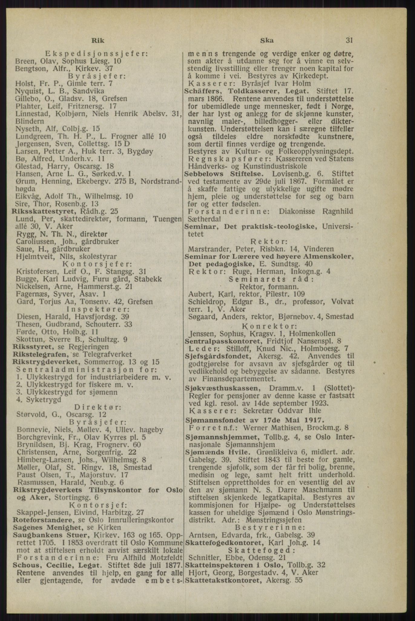 Kristiania/Oslo adressebok, PUBL/-, 1944, p. 31