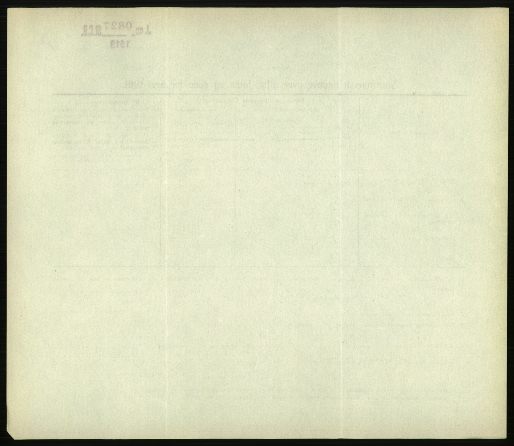 Statistisk sentralbyrå, Sosiodemografiske emner, Befolkning, AV/RA-S-2228/D/Df/Dfb/Dfbh/L0059: Summariske oppgaver over gifte, fødte og døde for hele landet., 1918, p. 1486
