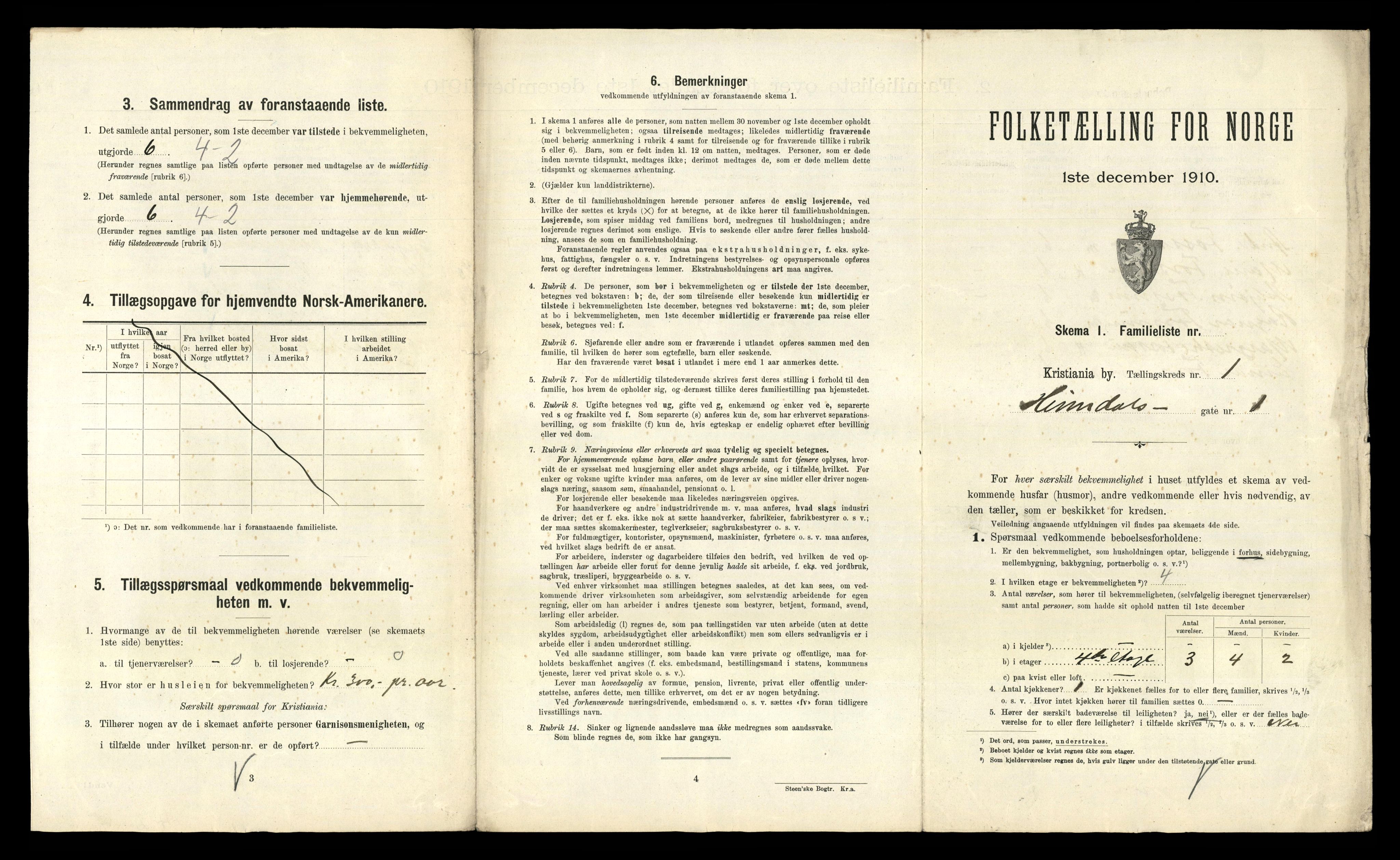 RA, 1910 census for Kristiania, 1910, p. 35815