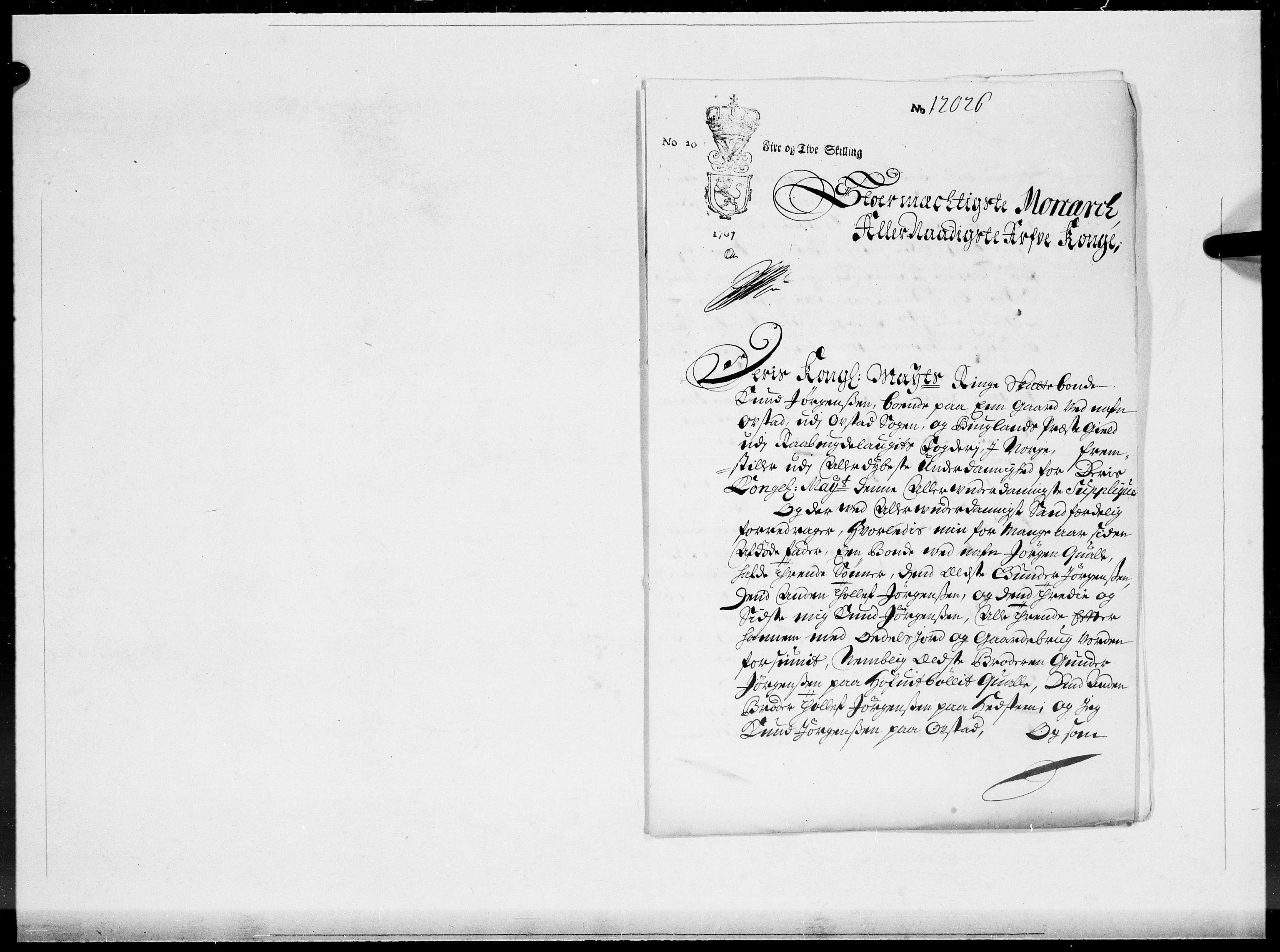 Danske Kanselli 1572-1799, AV/RA-EA-3023/F/Fc/Fcc/Fcca/L0065: Norske innlegg 1572-1799, 1708, p. 242