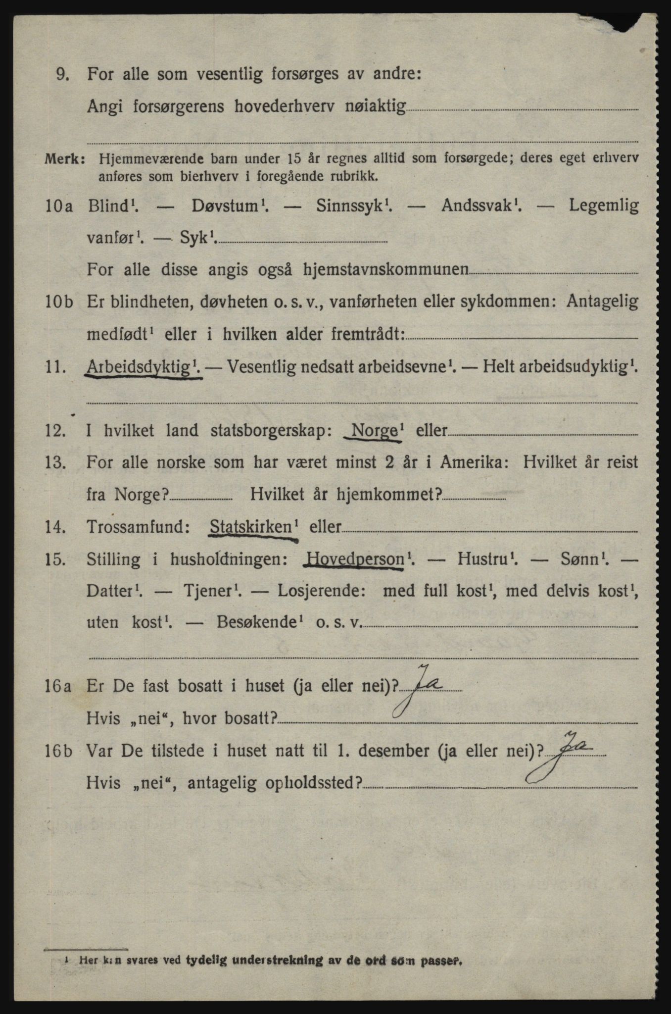 SAO, 1920 census for Skjeberg, 1920, p. 4976