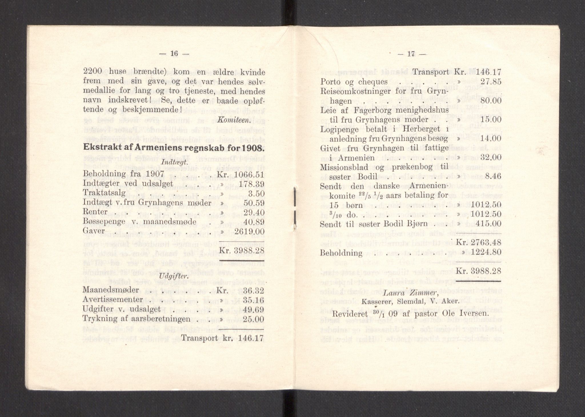 Kvinnelige Misjonsarbeidere, AV/RA-PA-0699/F/Fa/L0001/0007: -- / Årsmeldinger, trykte, 1906-1915