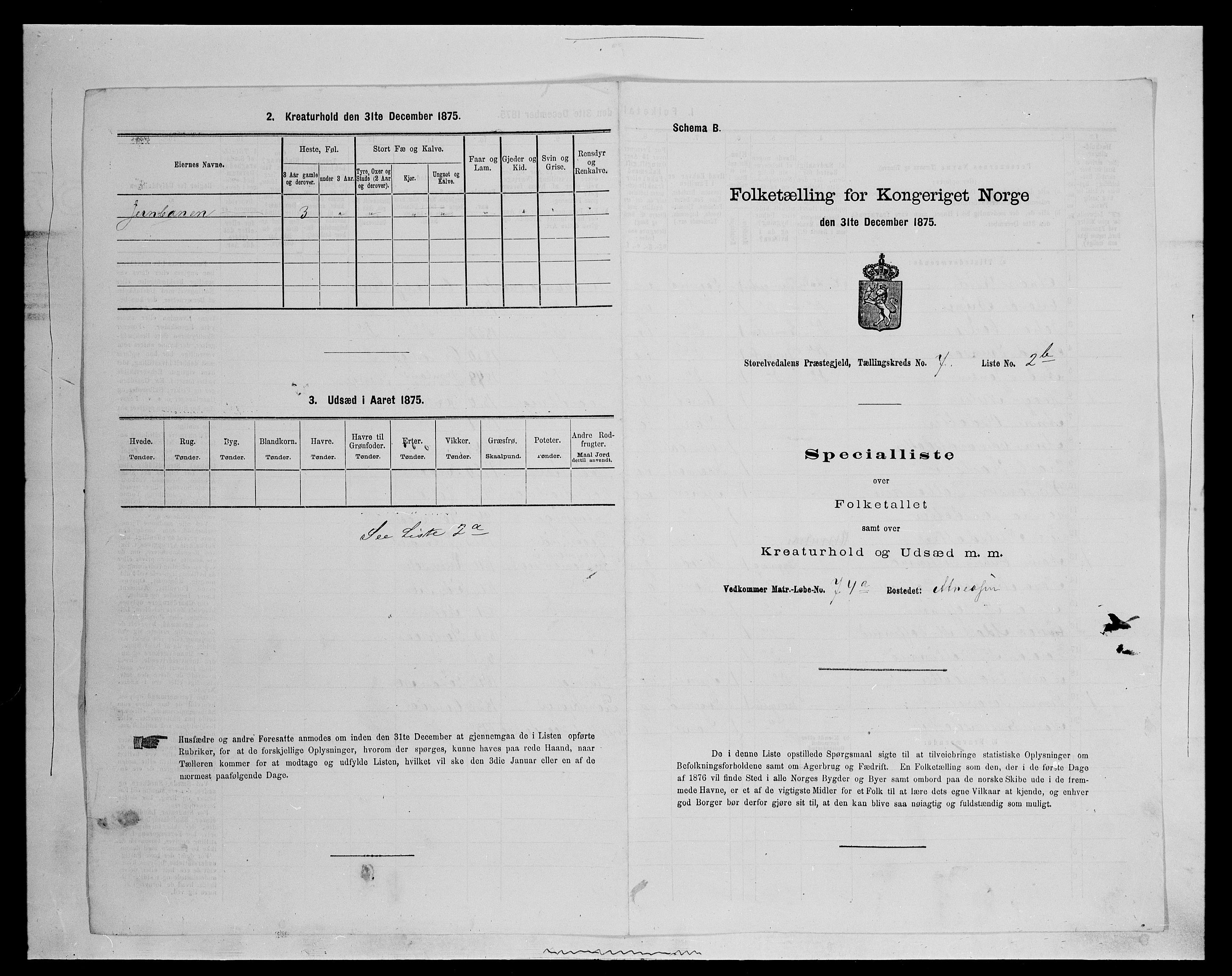 SAH, 1875 census for 0430P Stor-Elvdal, 1875, p. 817