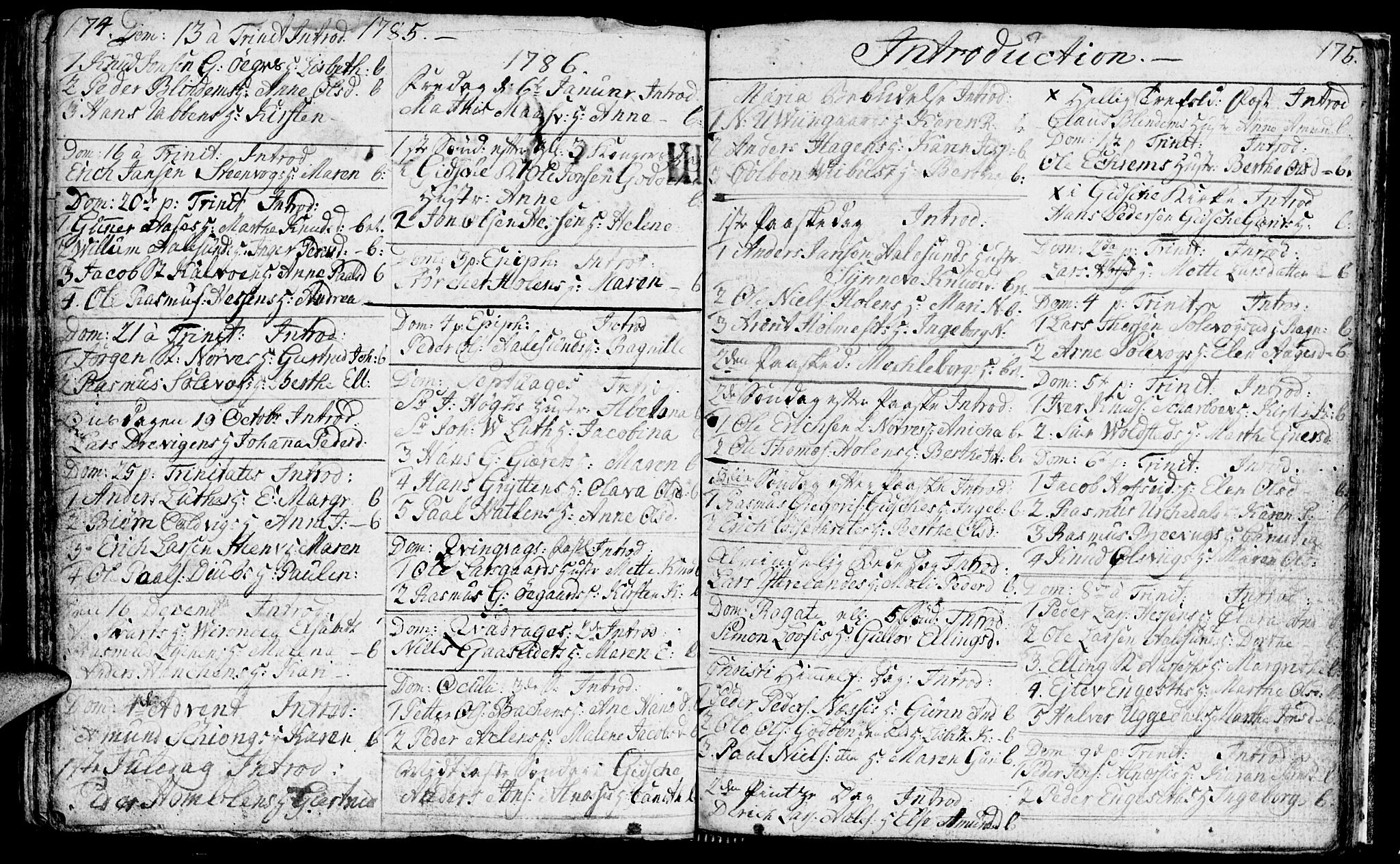 Ministerialprotokoller, klokkerbøker og fødselsregistre - Møre og Romsdal, SAT/A-1454/528/L0421: Parish register (copy) no. 528C02, 1785-1800, p. 174-175