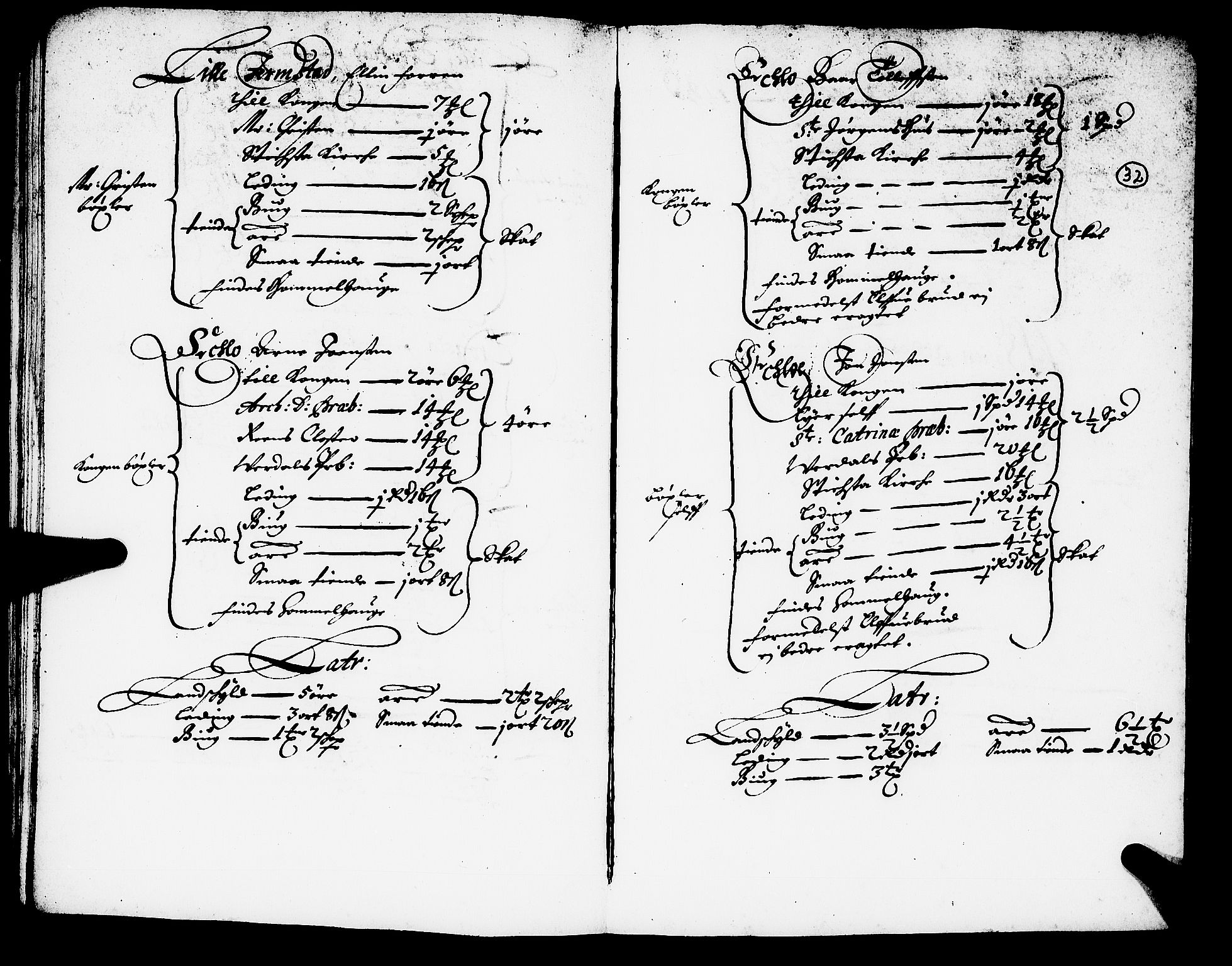 Rentekammeret inntil 1814, Realistisk ordnet avdeling, AV/RA-EA-4070/N/Nb/Nba/L0054: Stjørdal len, 1669, p. 31b-32a