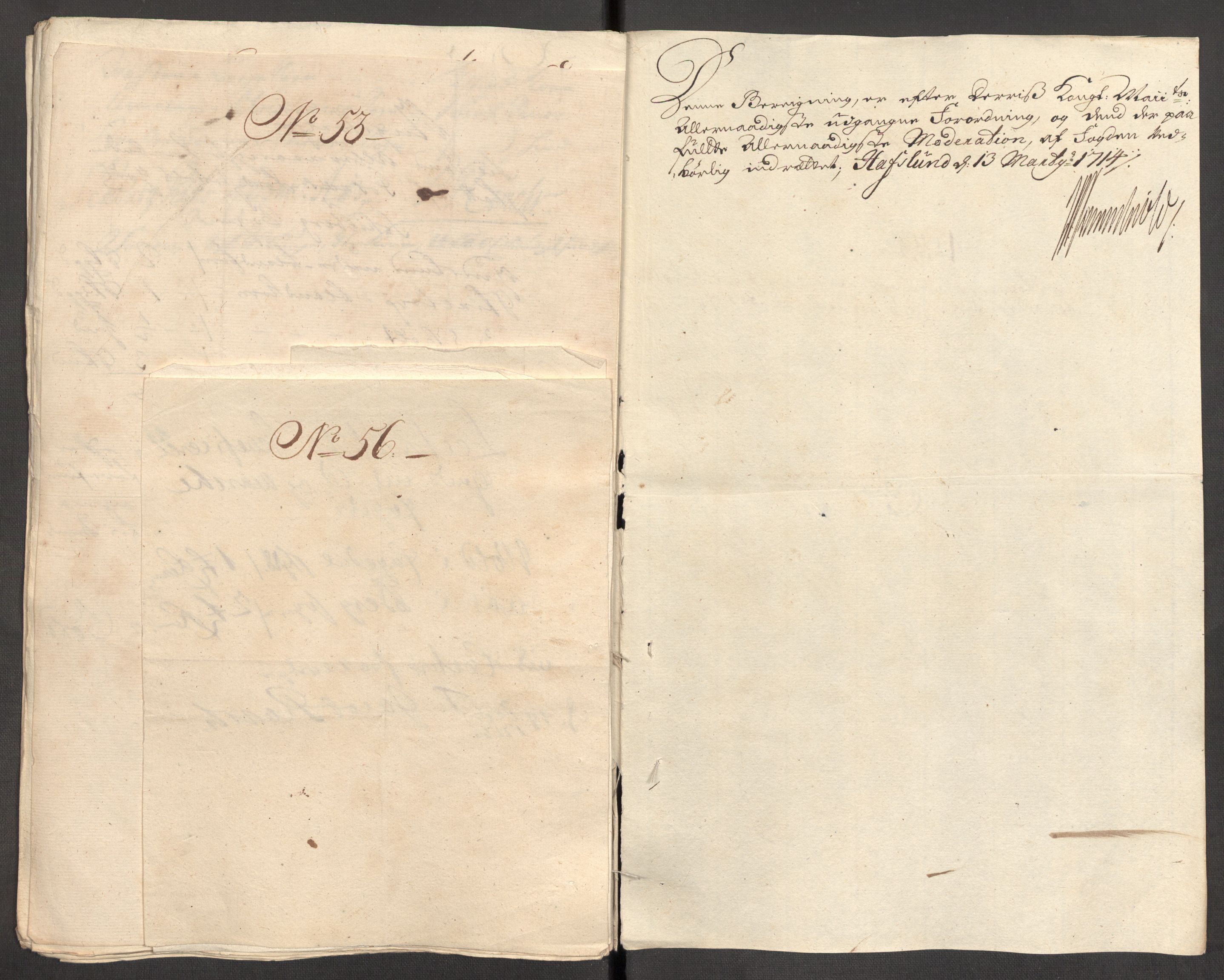 Rentekammeret inntil 1814, Reviderte regnskaper, Fogderegnskap, AV/RA-EA-4092/R01/L0022: Fogderegnskap Idd og Marker, 1713-1714, p. 245