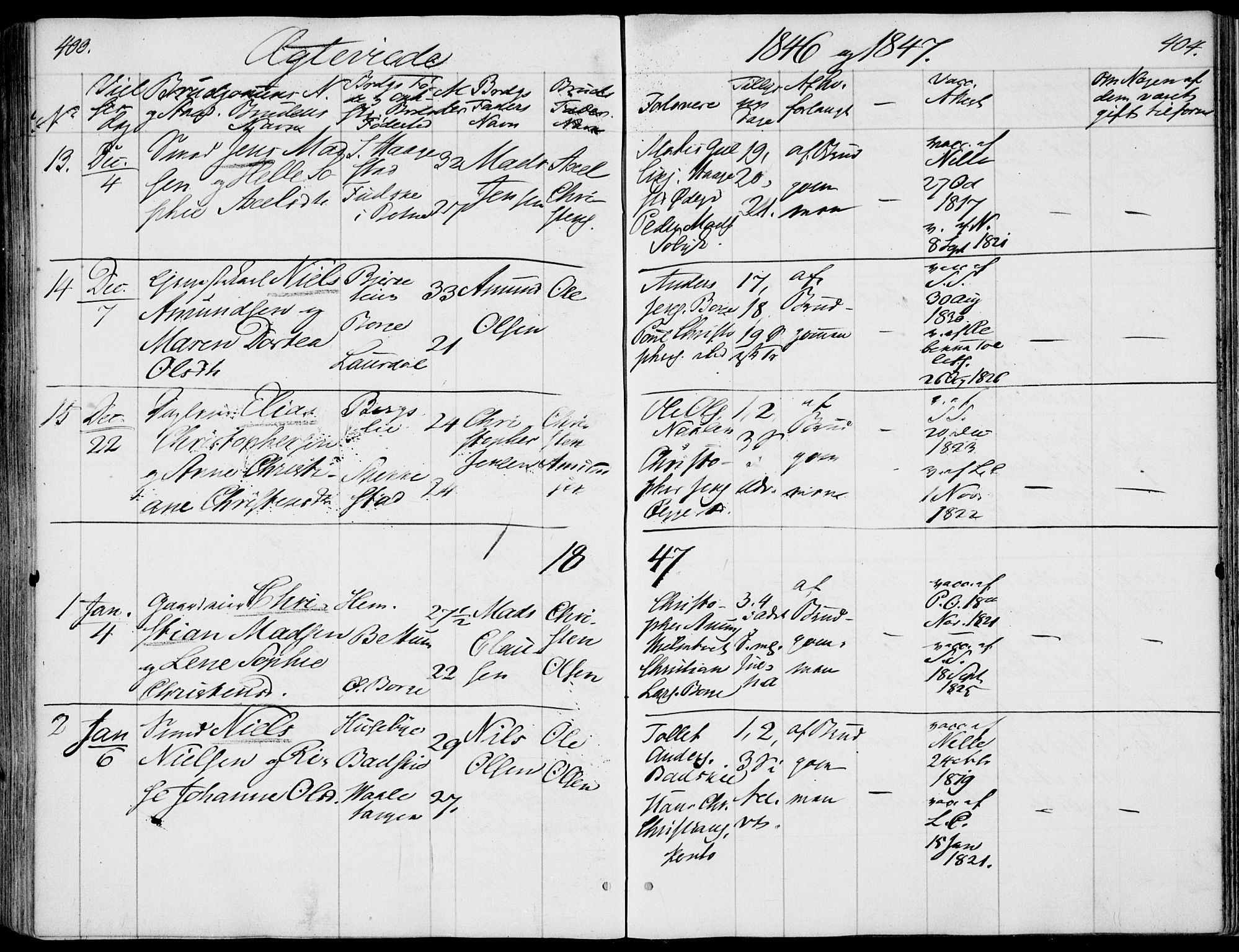 Våle kirkebøker, AV/SAKO-A-334/F/Fa/L0009a: Parish register (official) no. I 9A, 1839-1860, p. 403-404