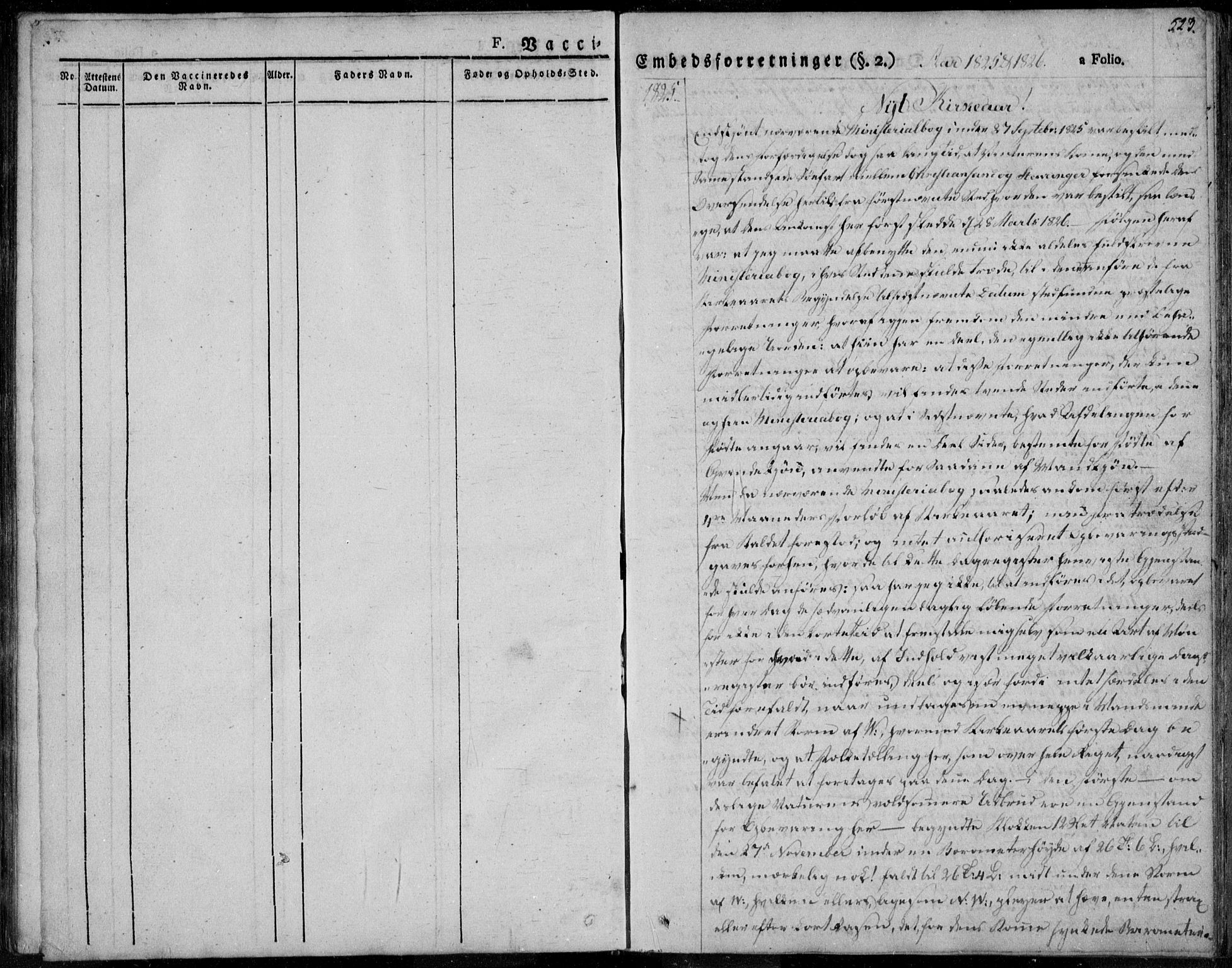 Avaldsnes sokneprestkontor, SAST/A -101851/H/Ha/Haa/L0005: Parish register (official) no. A 5.2, 1825-1841, p. 523