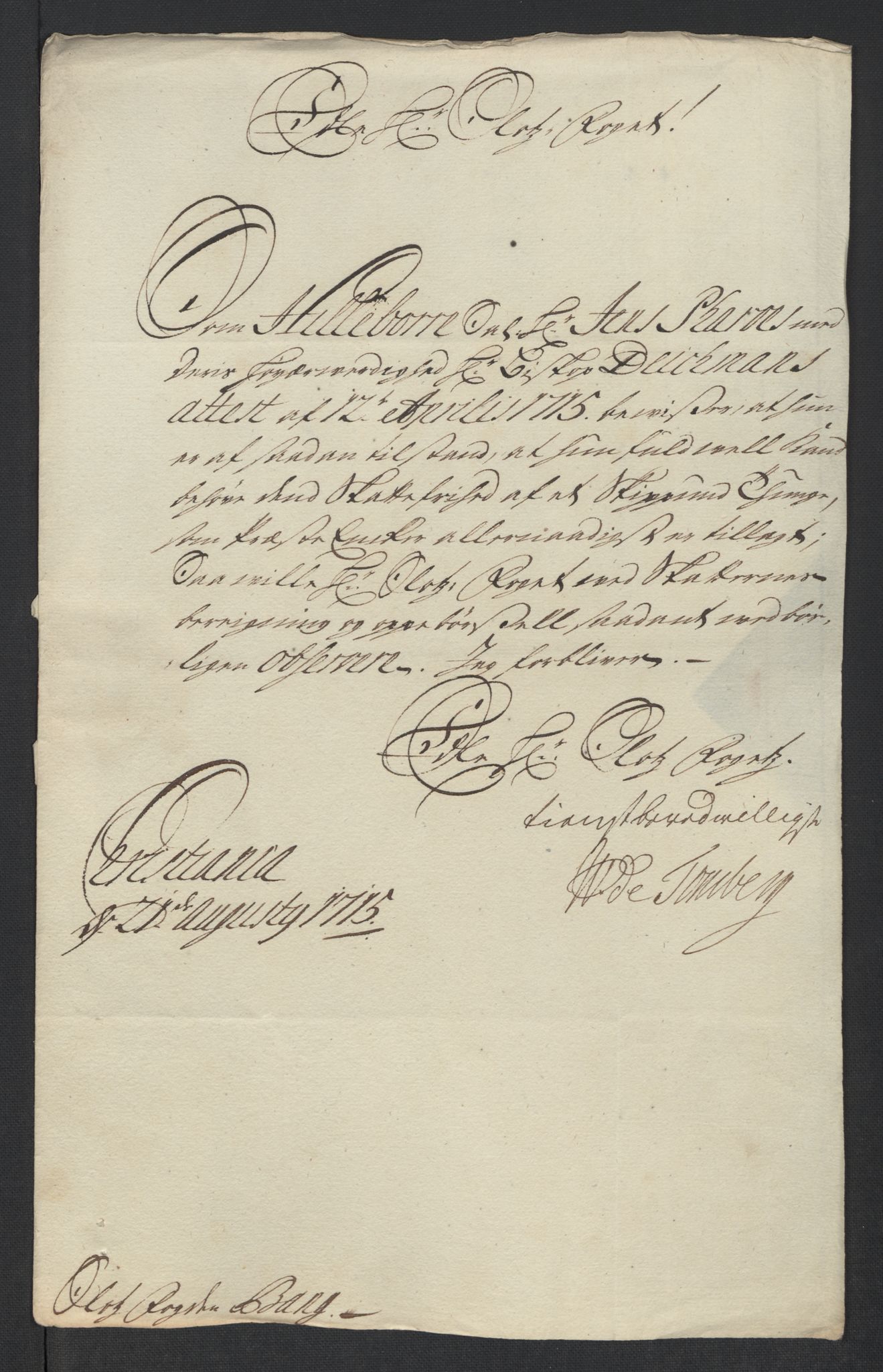 Rentekammeret inntil 1814, Reviderte regnskaper, Fogderegnskap, AV/RA-EA-4092/R10/L0453: Fogderegnskap Aker og Follo, 1715, p. 239