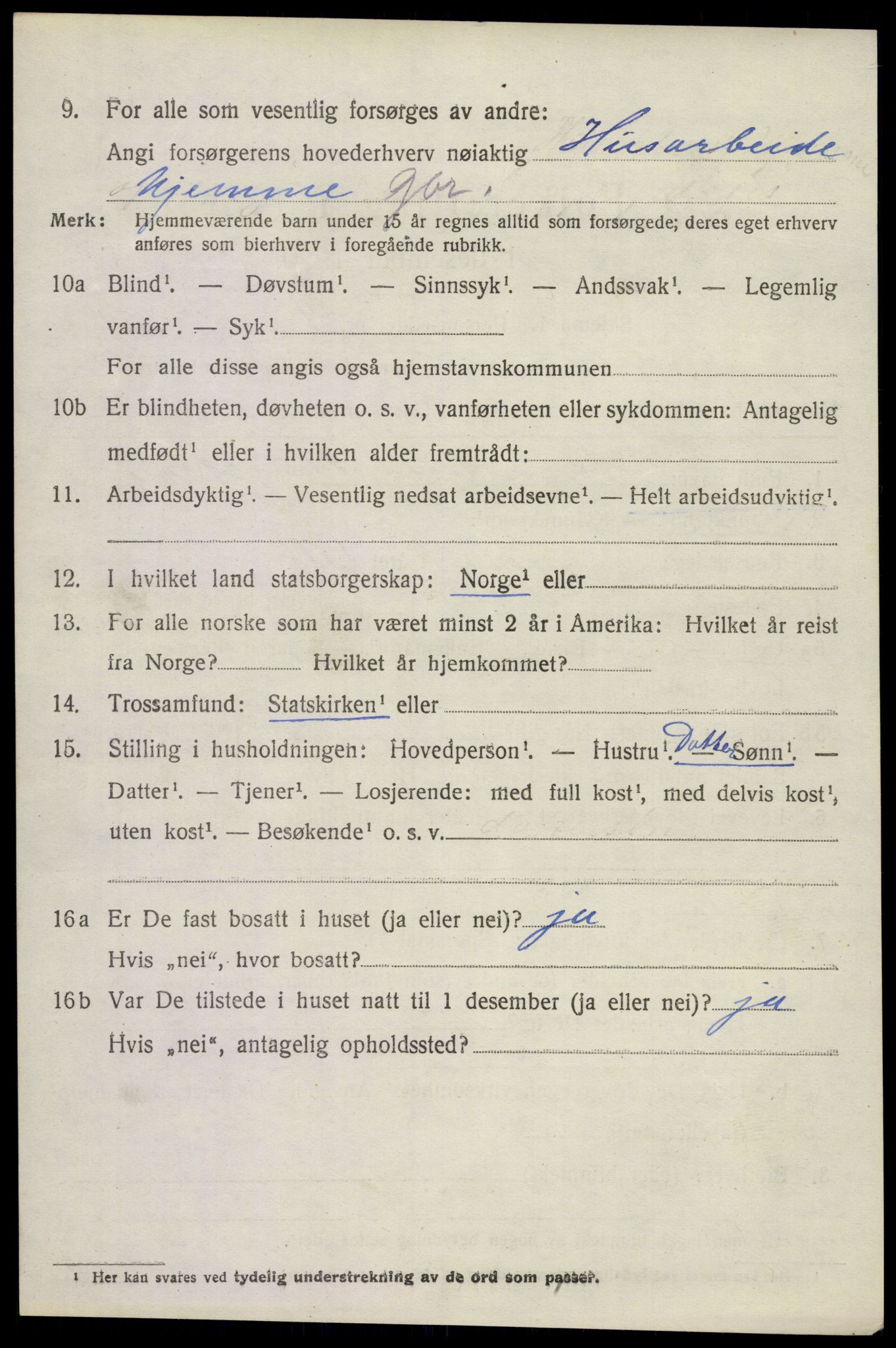 SAKO, 1920 census for Andebu, 1920, p. 2671