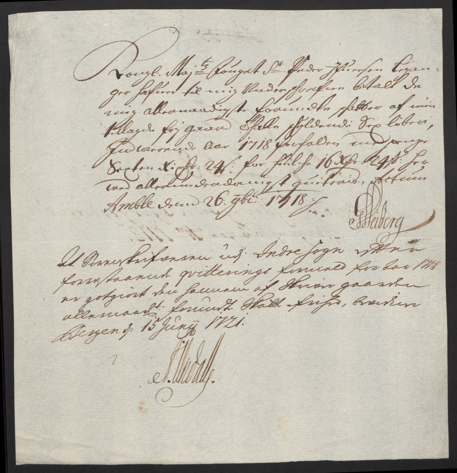 Rentekammeret inntil 1814, Reviderte regnskaper, Fogderegnskap, AV/RA-EA-4092/R52/L3321: Fogderegnskap Sogn, 1717-1718, p. 800