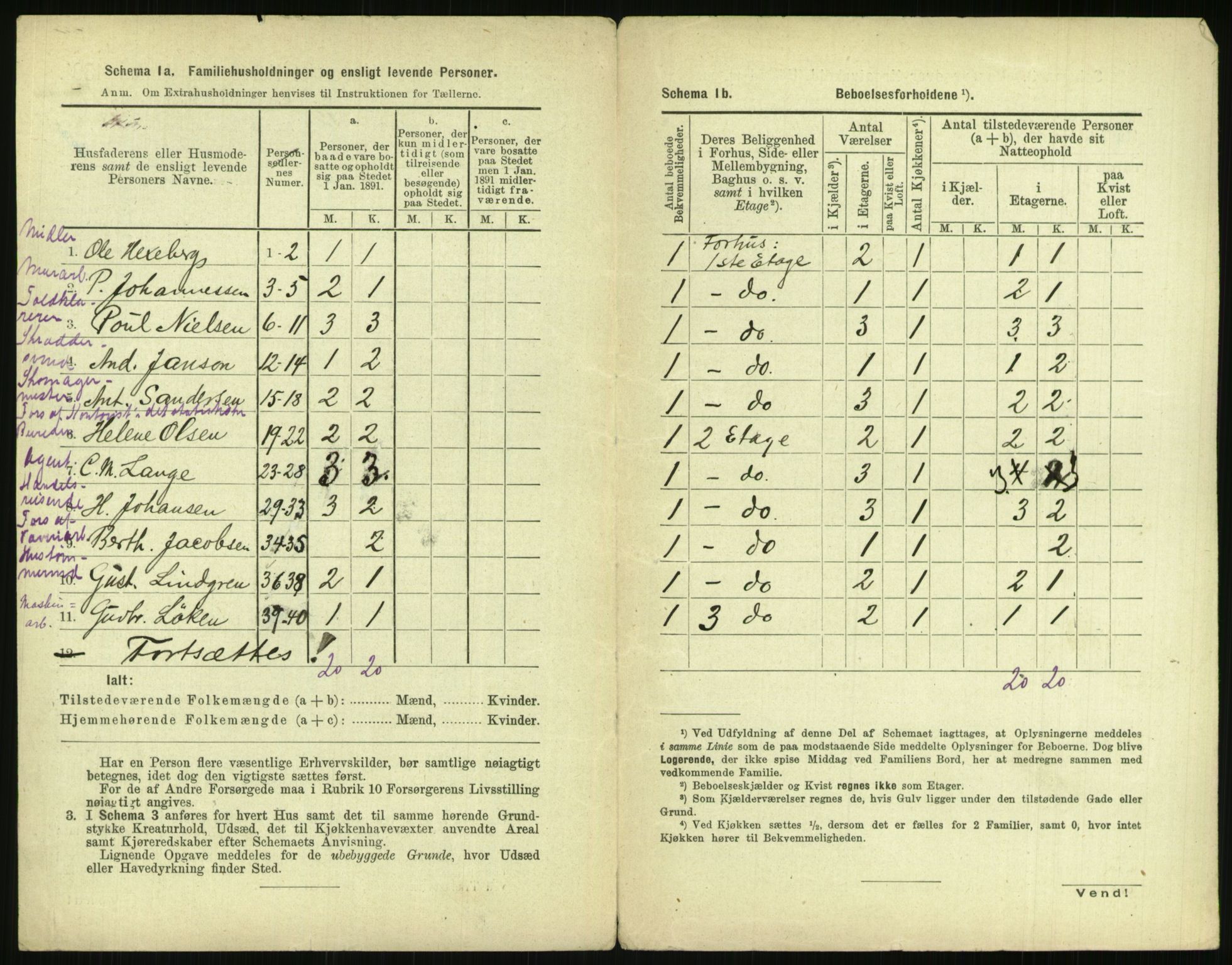 RA, 1891 census for 0301 Kristiania, 1891, p. 126435