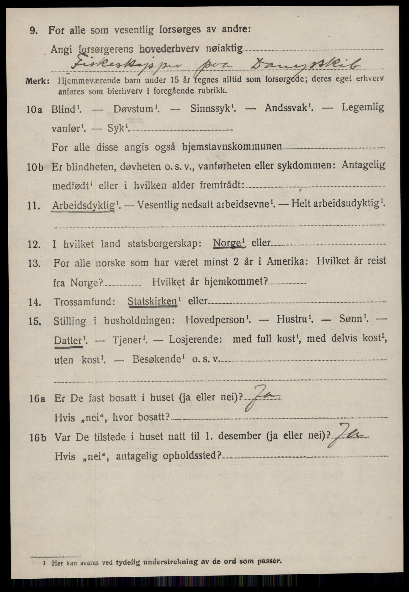 SAT, 1920 census for Hareid, 1920, p. 3514