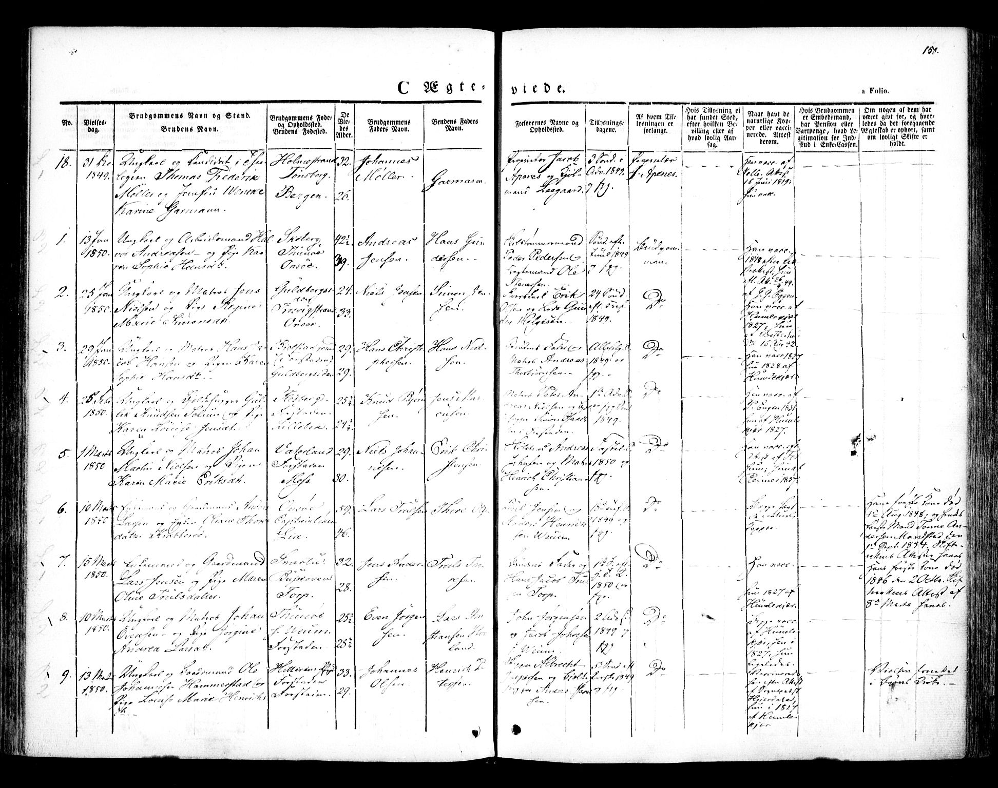 Glemmen prestekontor Kirkebøker, SAO/A-10908/F/Fa/L0005: Parish register (official) no. 5, 1838-1852, p. 150