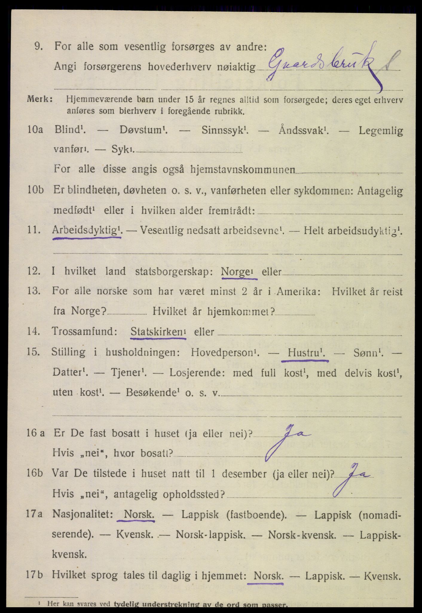 SAT, 1920 census for Rødøy, 1920, p. 3357