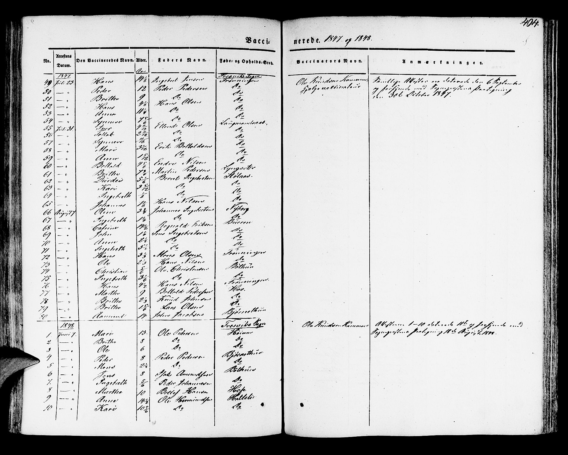Leikanger sokneprestembete, SAB/A-81001: Parish register (official) no. A 7, 1838-1851, p. 404