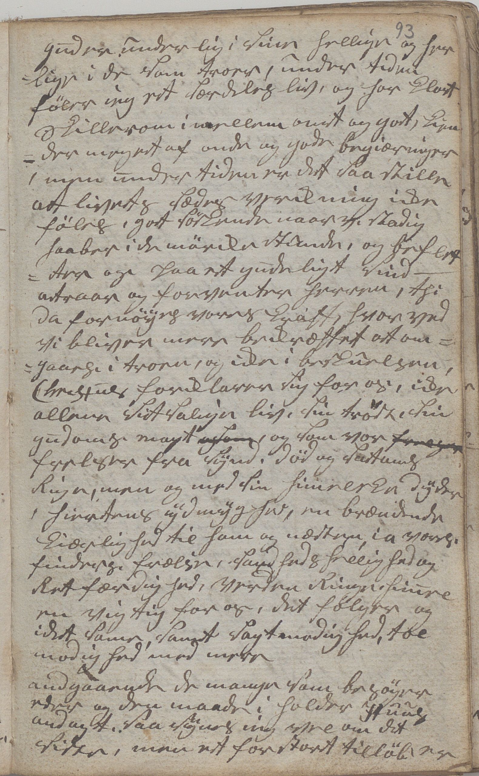 Heggtveitsamlingen, TMF/A-1007/H/L0048/0004: Brev, kopibøker. / "Schelbred I", 1787-1824, p. 93