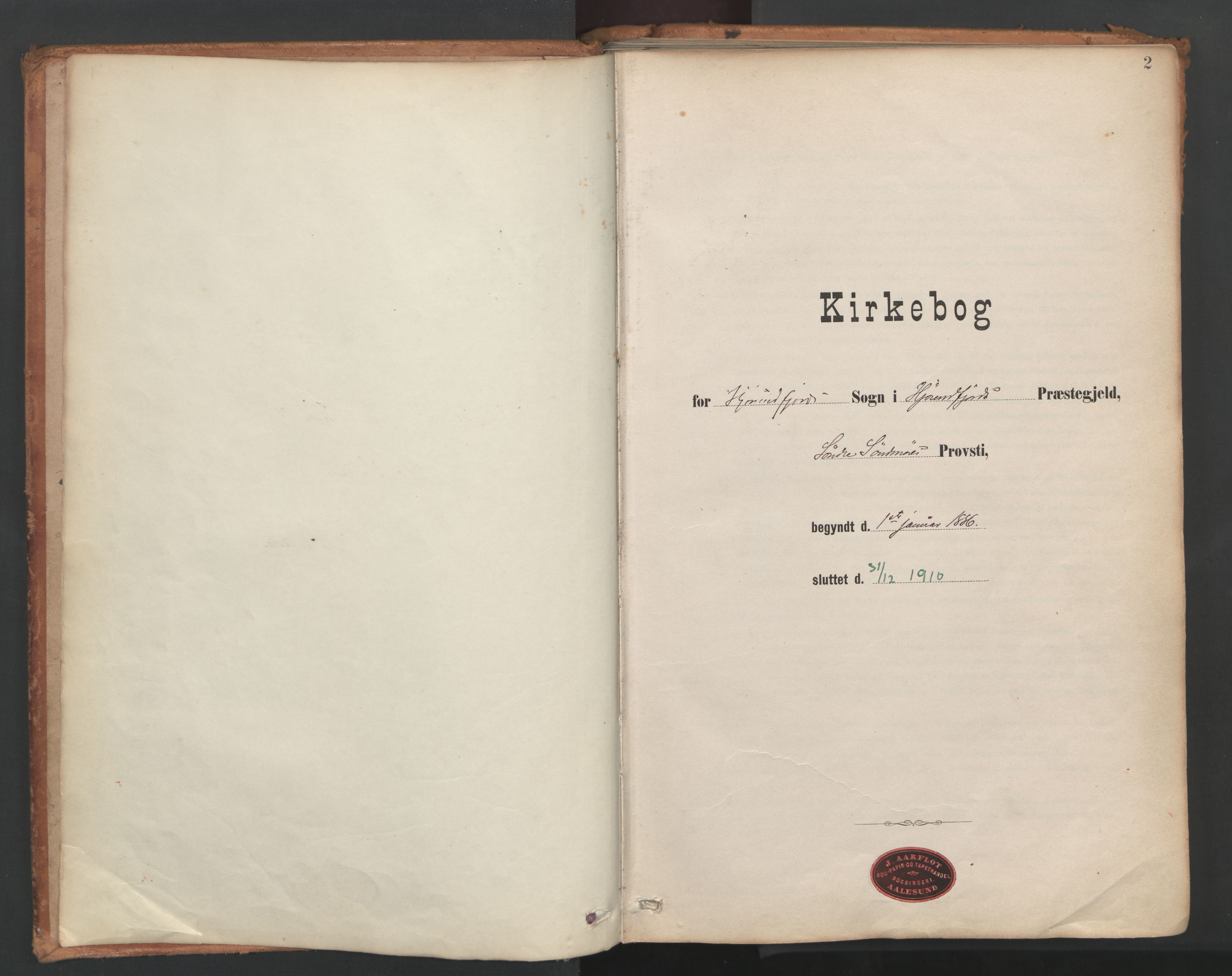 Ministerialprotokoller, klokkerbøker og fødselsregistre - Møre og Romsdal, AV/SAT-A-1454/515/L0211: Parish register (official) no. 515A07, 1886-1910, p. 2