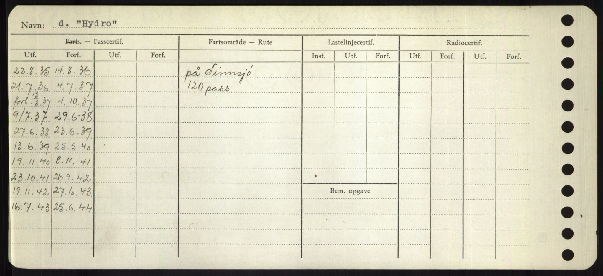 Sjøfartsdirektoratet med forløpere, Skipsmålingen, AV/RA-S-1627/H/Hd/L0017: Fartøy, Holi-Hå, p. 214