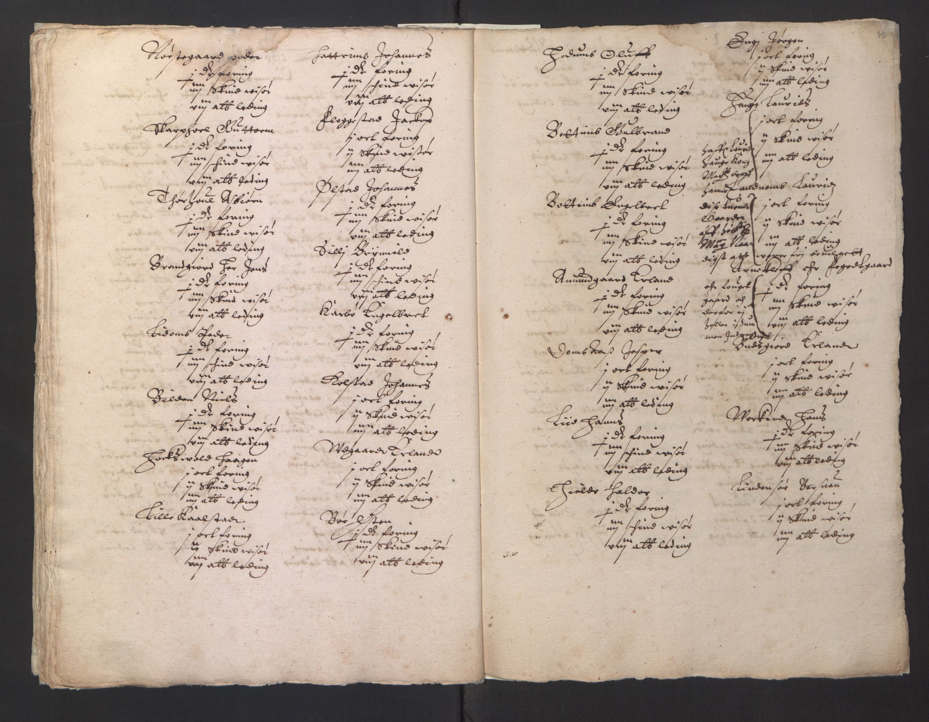 Stattholderembetet 1572-1771, AV/RA-EA-2870/Ek/L0001/0002: Jordebøker før 1624 og til utligning av garnisonsskatt 1624-1626: / Jordebøker for Akershus len, 1624-1625, p. 35