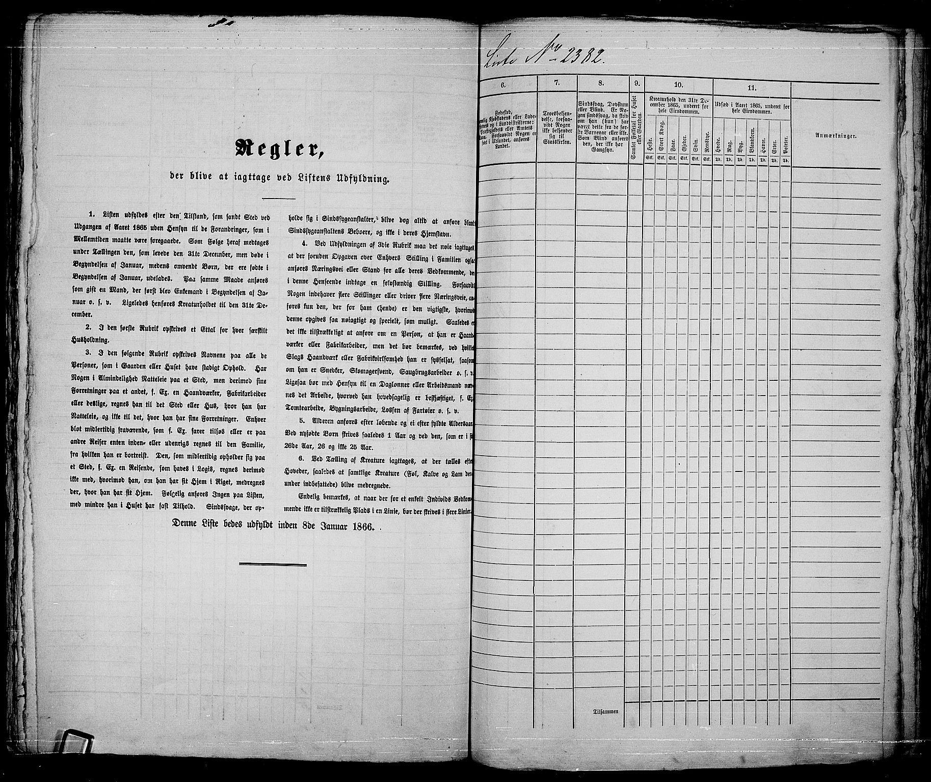 RA, 1865 census for Kristiania, 1865, p. 5296