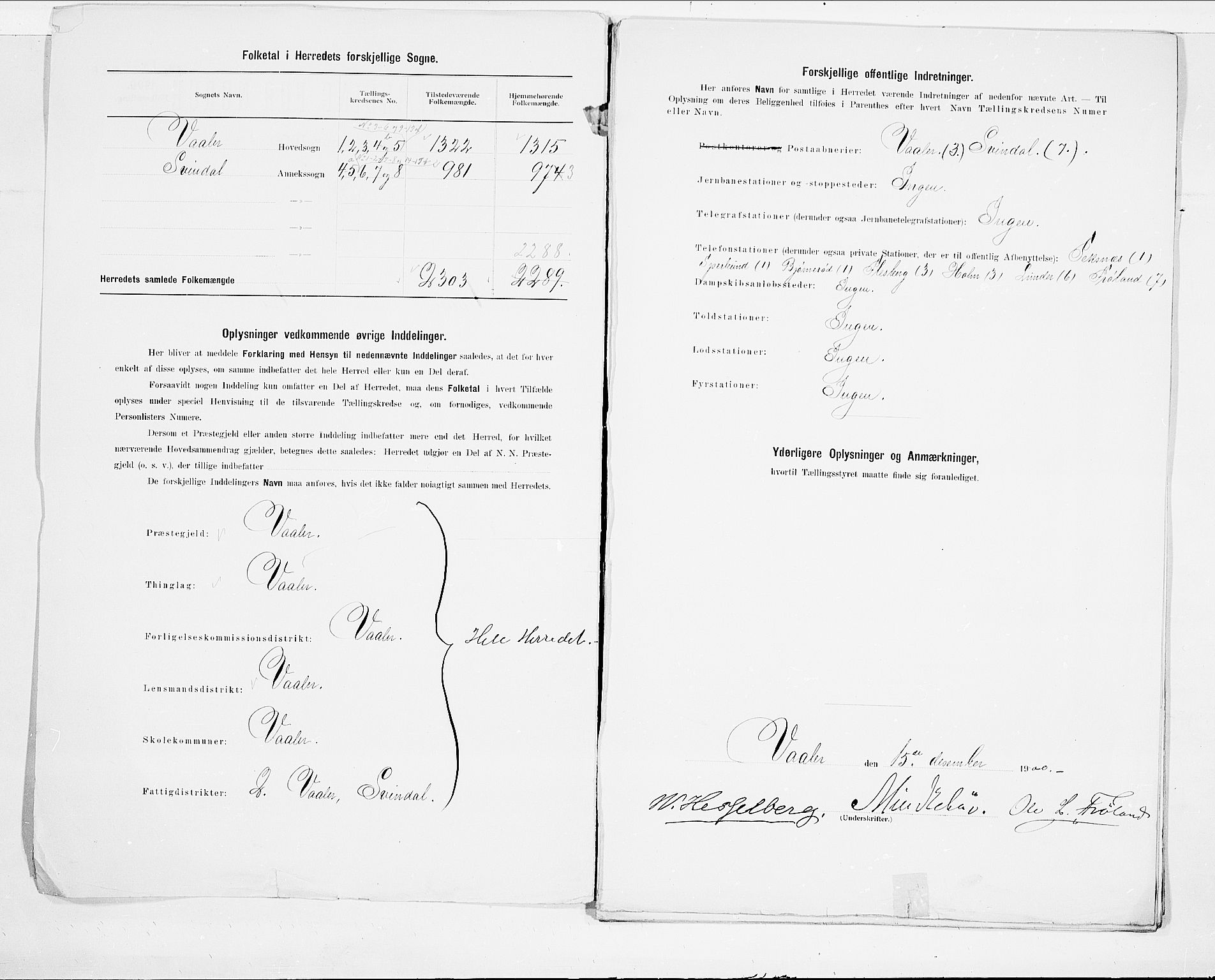 SAO, 1900 census for Våler, 1900, p. 3