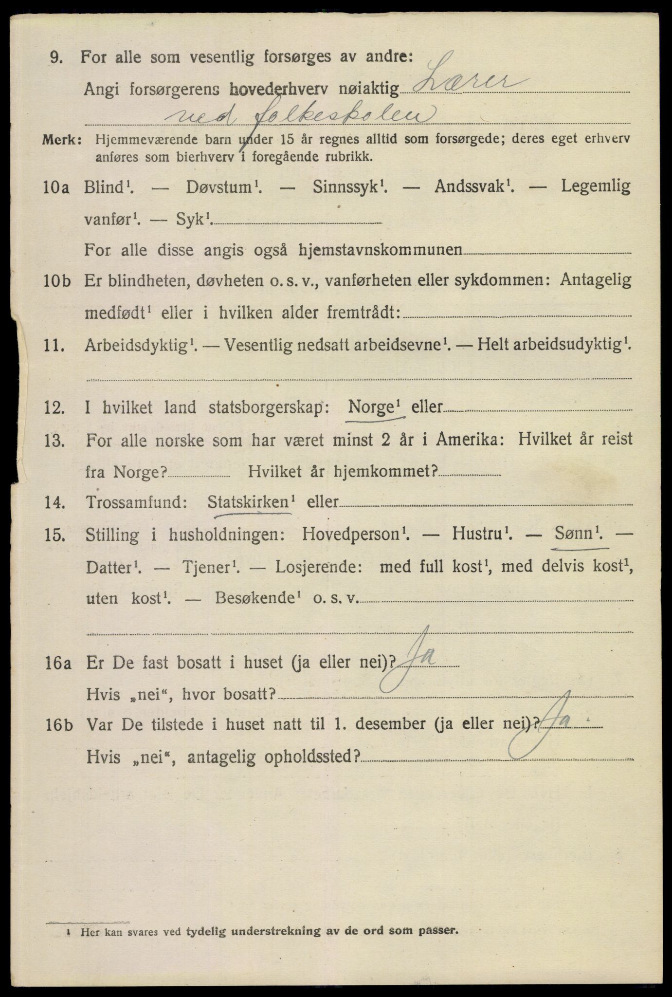 SAKO, 1920 census for Lier, 1920, p. 25299