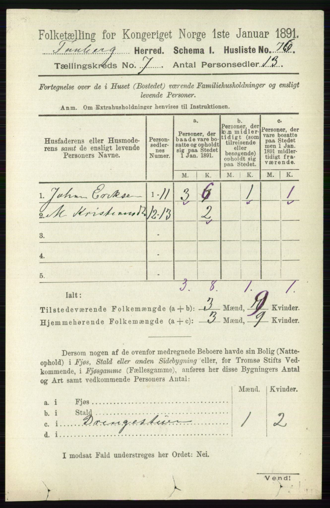 RA, 1891 census for 0524 Fåberg, 1891, p. 2764