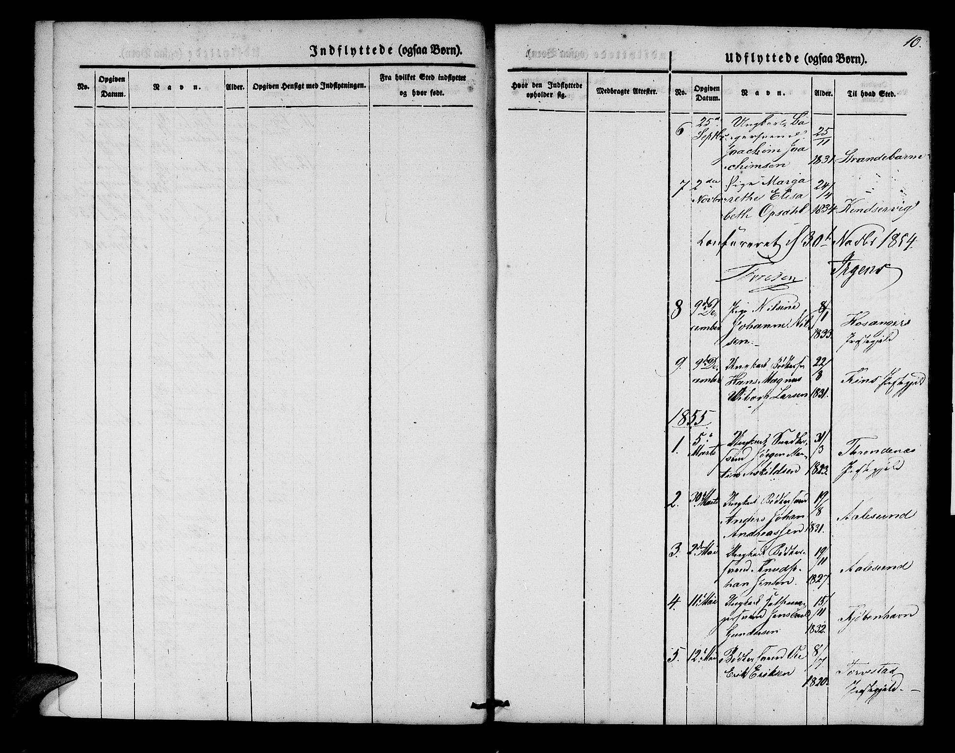 Korskirken sokneprestembete, AV/SAB-A-76101/H/Hab: Parish register (copy) no. F 1, 1844-1858, p. 10