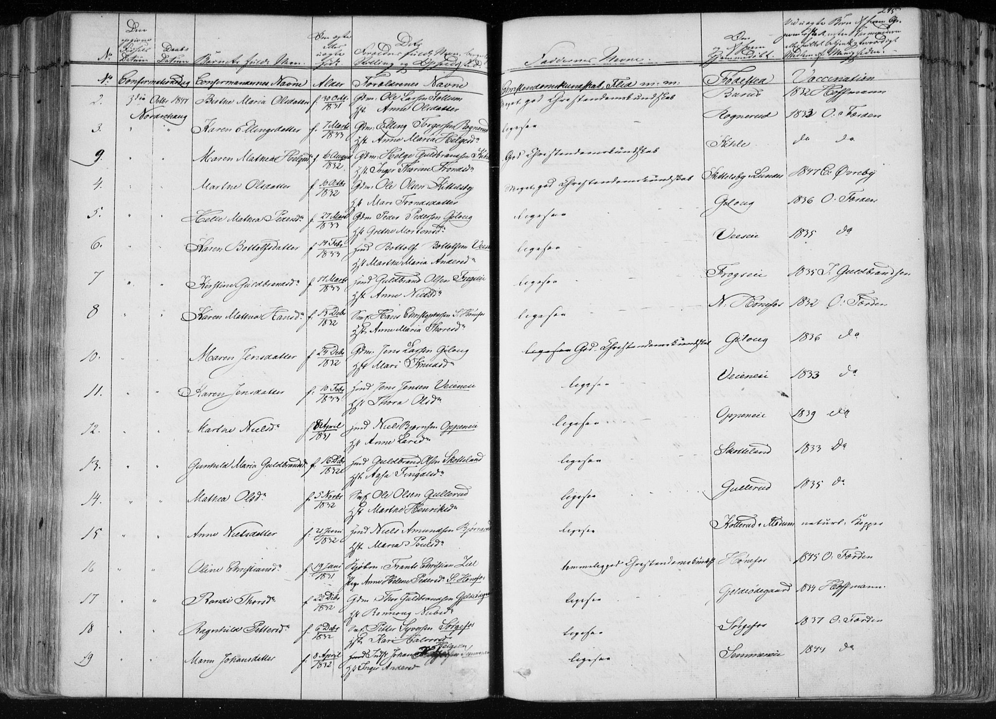 Norderhov kirkebøker, AV/SAKO-A-237/F/Fa/L0010: Parish register (official) no. 10, 1837-1847, p. 245