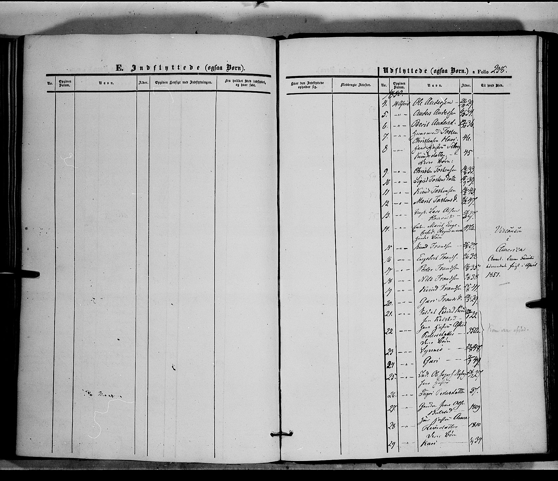 Øystre Slidre prestekontor, AV/SAH-PREST-138/H/Ha/Haa/L0001: Parish register (official) no. 1, 1849-1874, p. 238