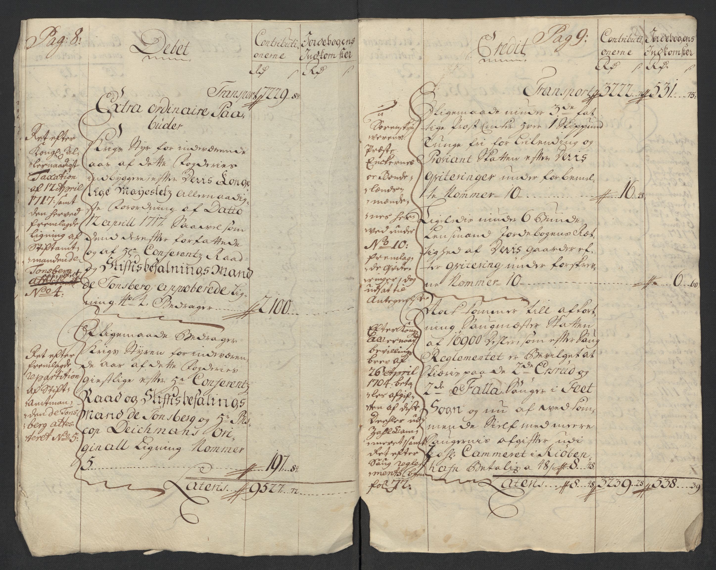 Rentekammeret inntil 1814, Reviderte regnskaper, Fogderegnskap, AV/RA-EA-4092/R11/L0599: Fogderegnskap Nedre Romerike, 1717, p. 7