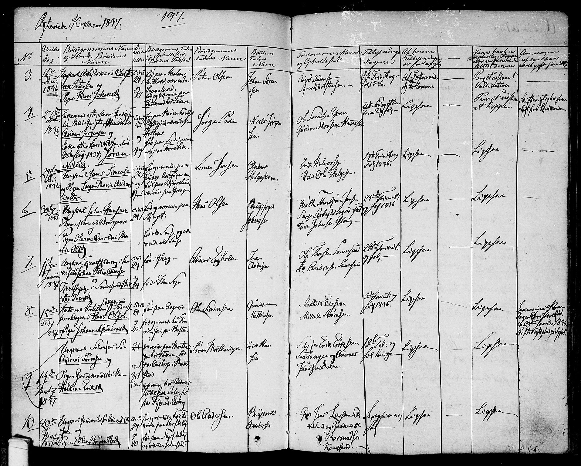 Tune prestekontor Kirkebøker, SAO/A-2007/F/Fa/L0008: Parish register (official) no. 8, 1837-1841, p. 197