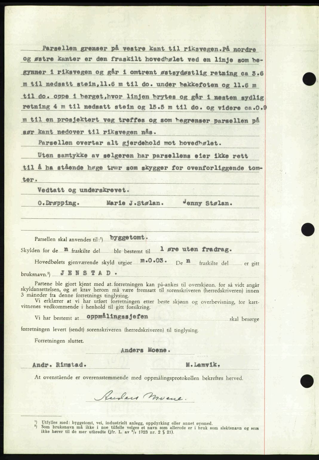 Nordmøre sorenskriveri, AV/SAT-A-4132/1/2/2Ca: Mortgage book no. A116, 1950-1950, Diary no: : 3409/1950