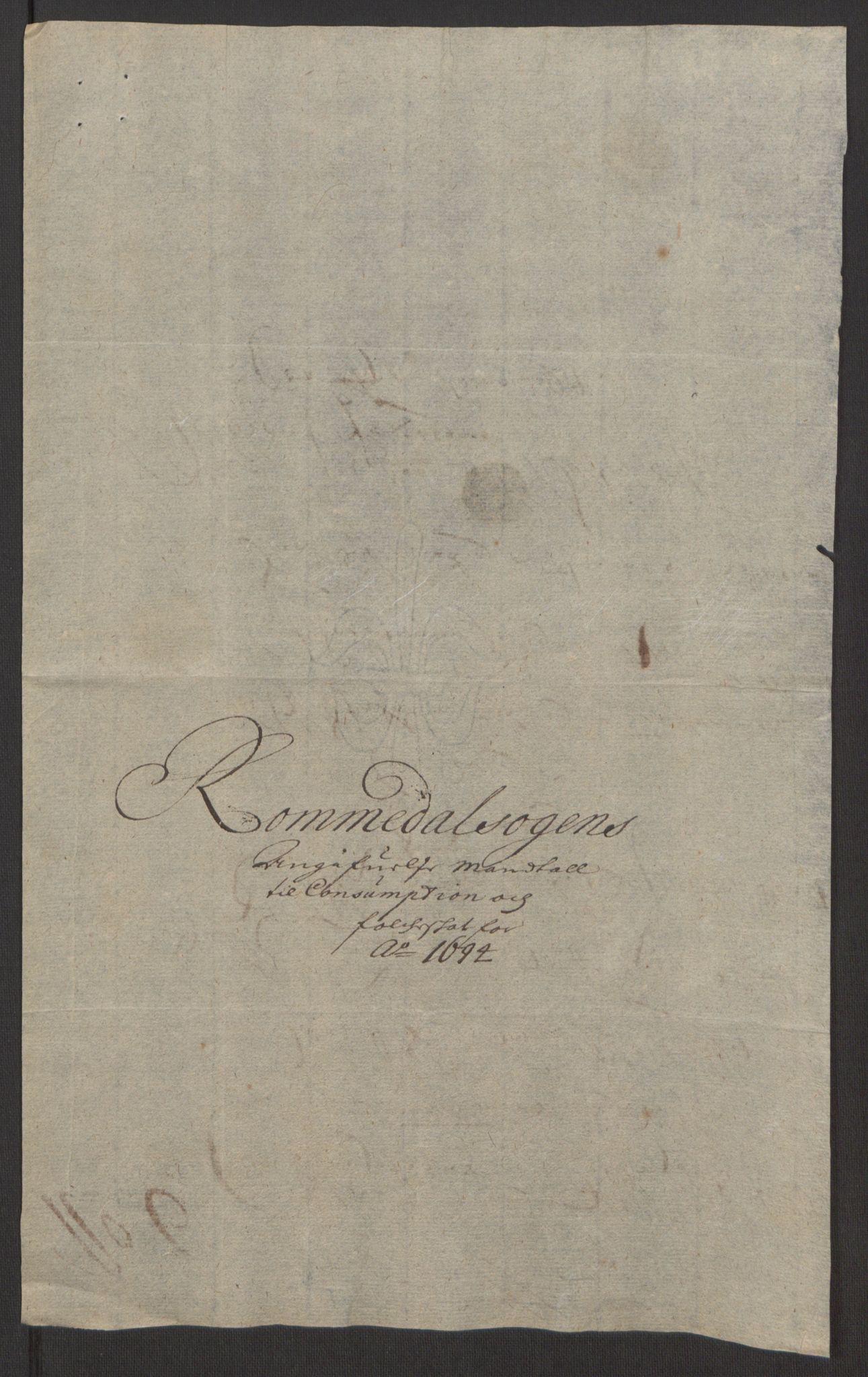 Rentekammeret inntil 1814, Reviderte regnskaper, Fogderegnskap, AV/RA-EA-4092/R16/L1035: Fogderegnskap Hedmark, 1694, p. 106