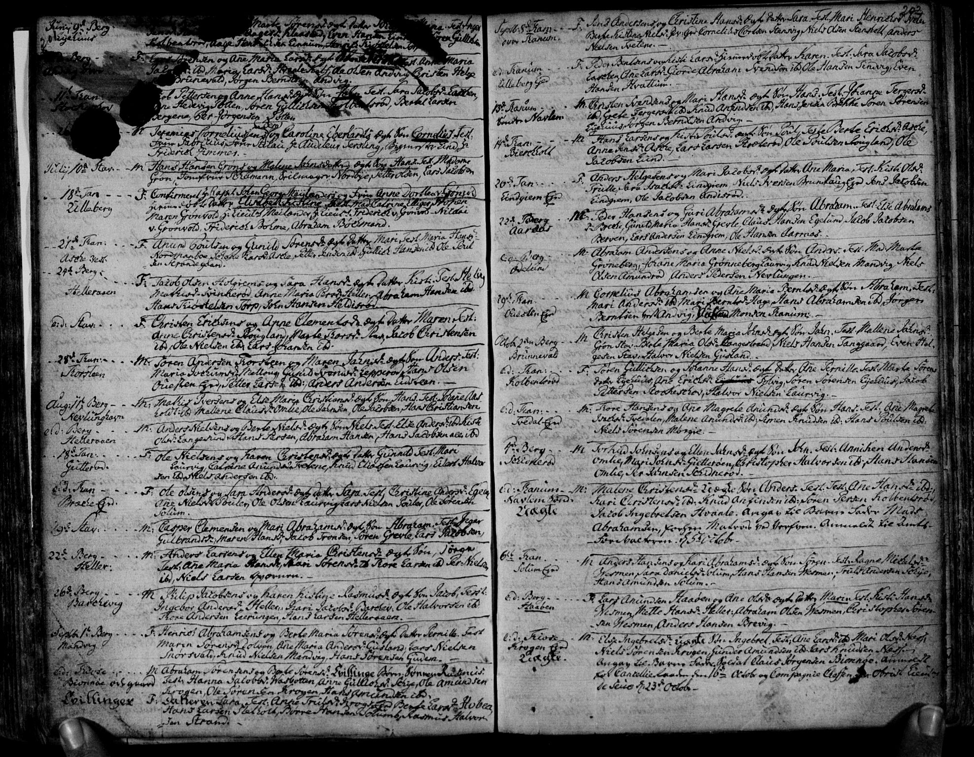 Brunlanes kirkebøker, AV/SAKO-A-342/F/Fa/L0001: Parish register (official) no. I 1, 1766-1801, p. 201-202