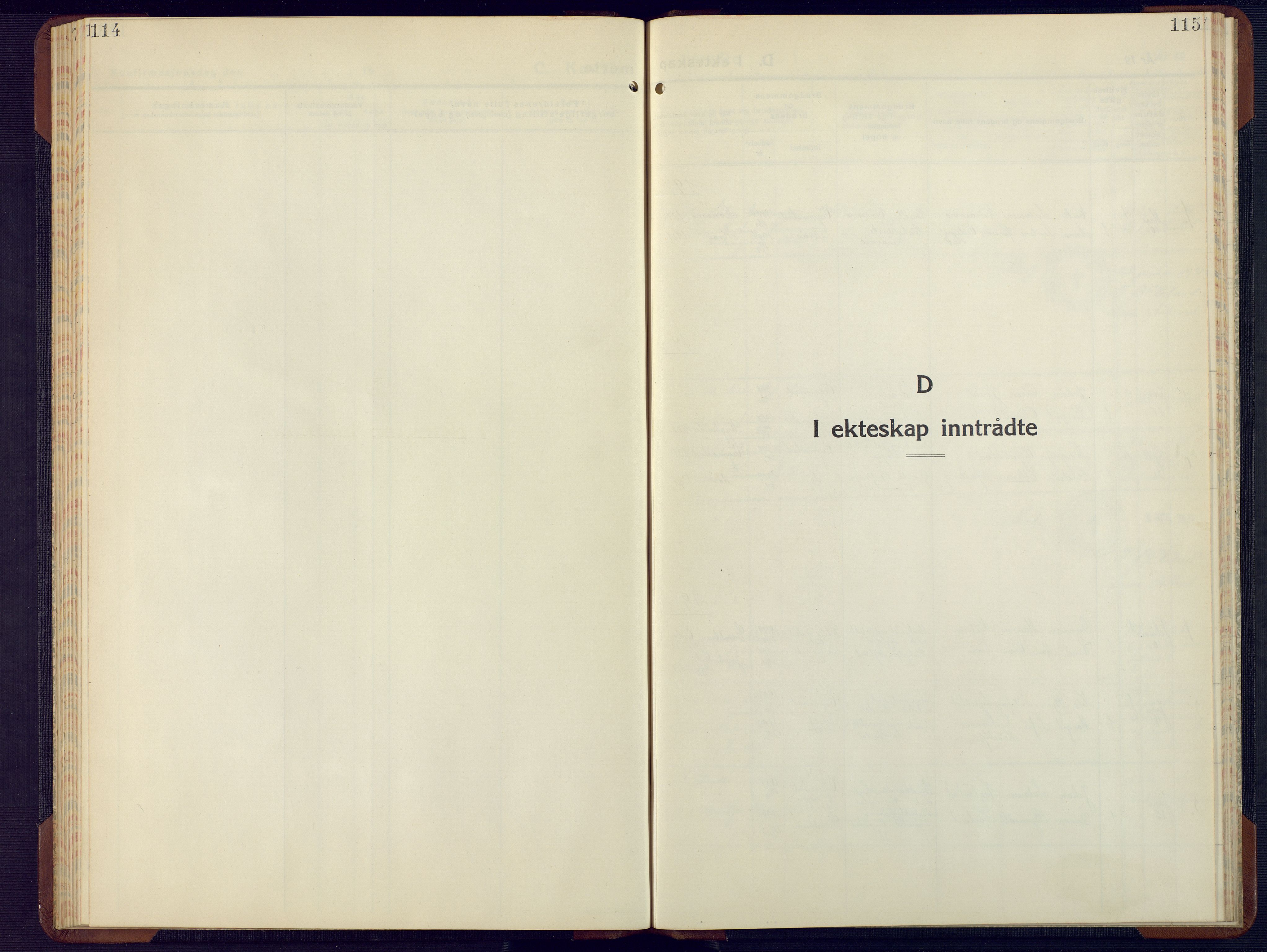Nord-Audnedal sokneprestkontor, AV/SAK-1111-0032/F/Fb/Fbb/L0006: Parish register (copy) no. B 6, 1930-1948, p. 114-115