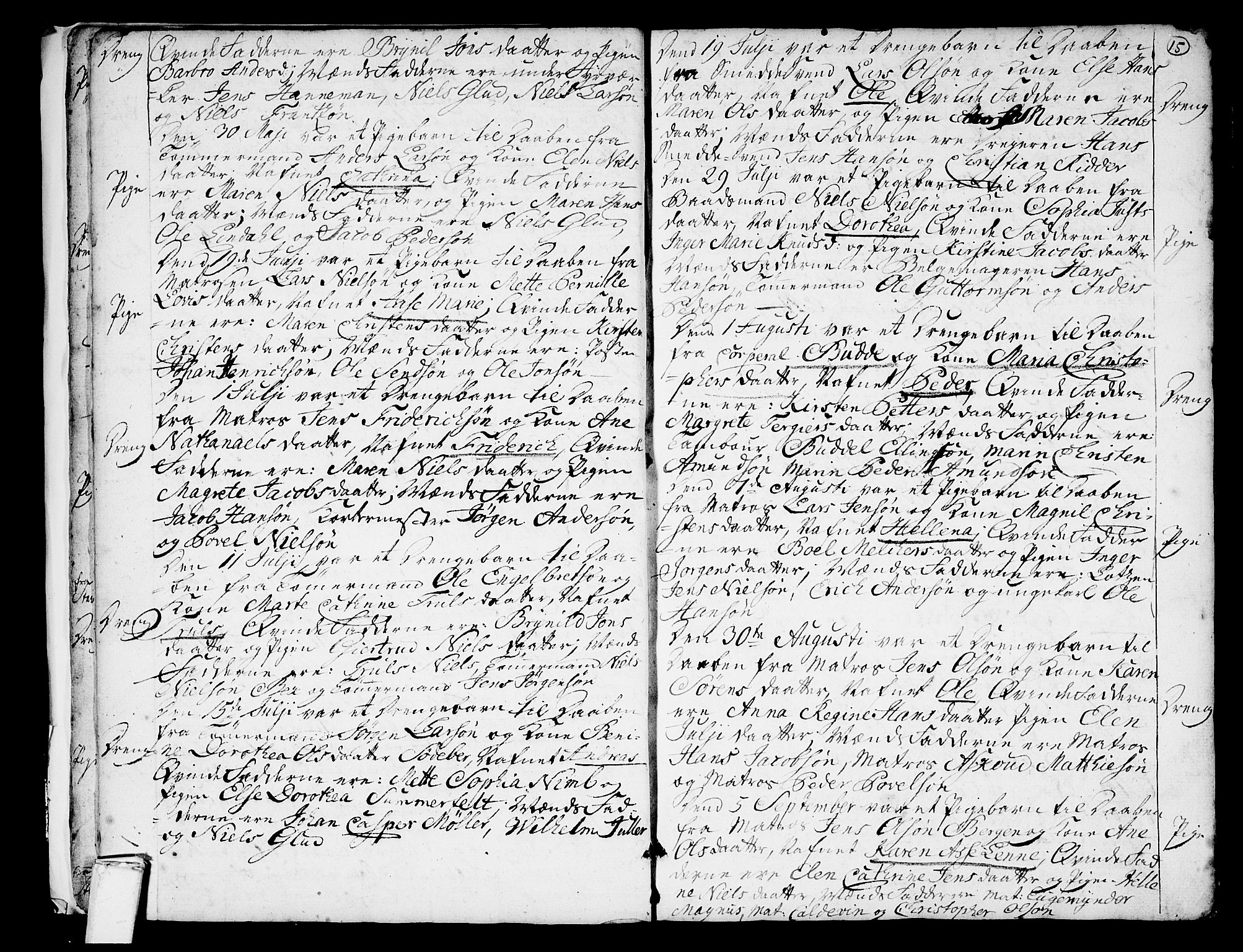 Stavern kirkebøker, AV/SAKO-A-318/F/Fa/L0001: Parish register (official) no. 1, 1756-1782, p. 15